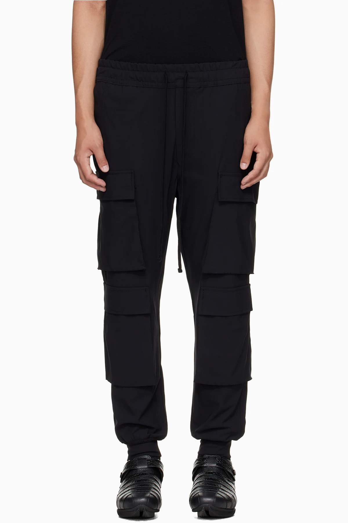 Black M P 31 Cargo Pants