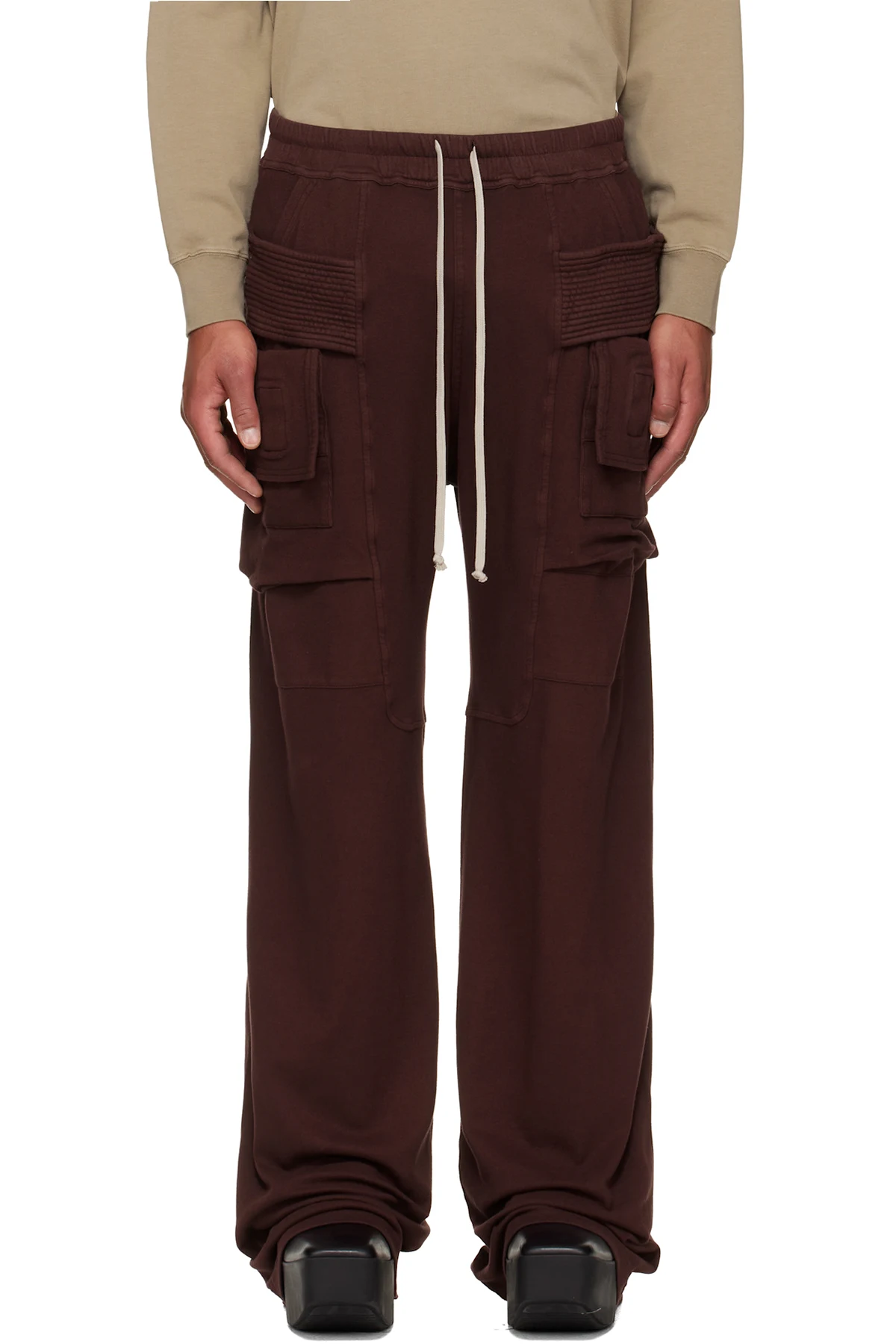 Burgundy Concordians Wide Creatch Cargo Pants