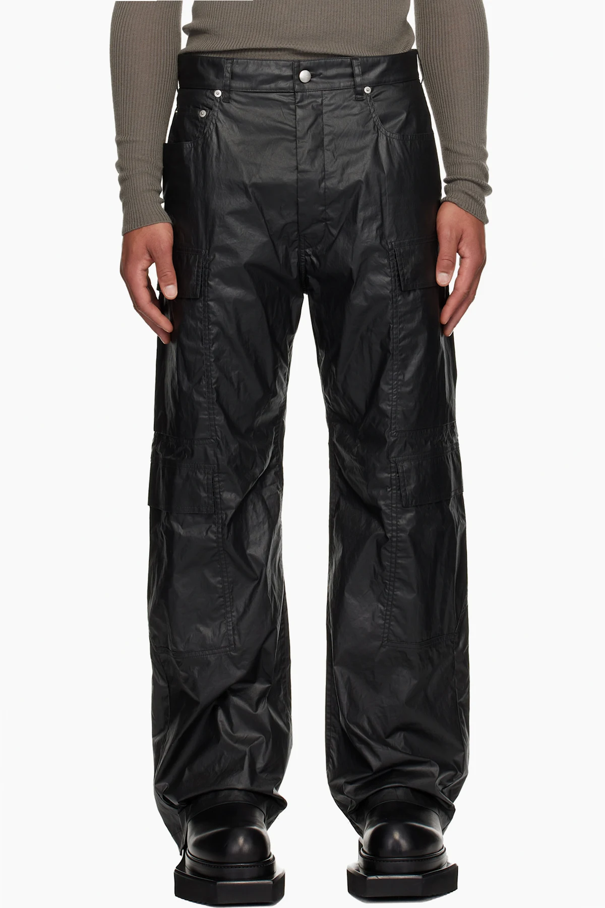 Black Concordians Double Cargo Pants