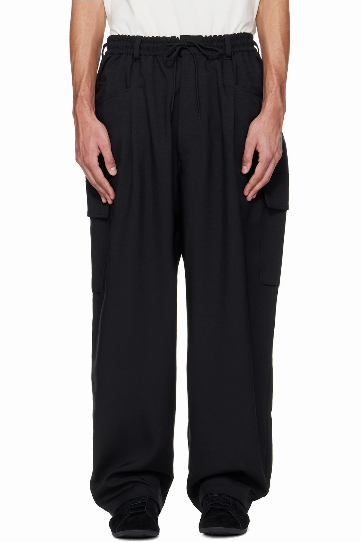 Black Sport Uniform UT Straight Leg Cargo Pants