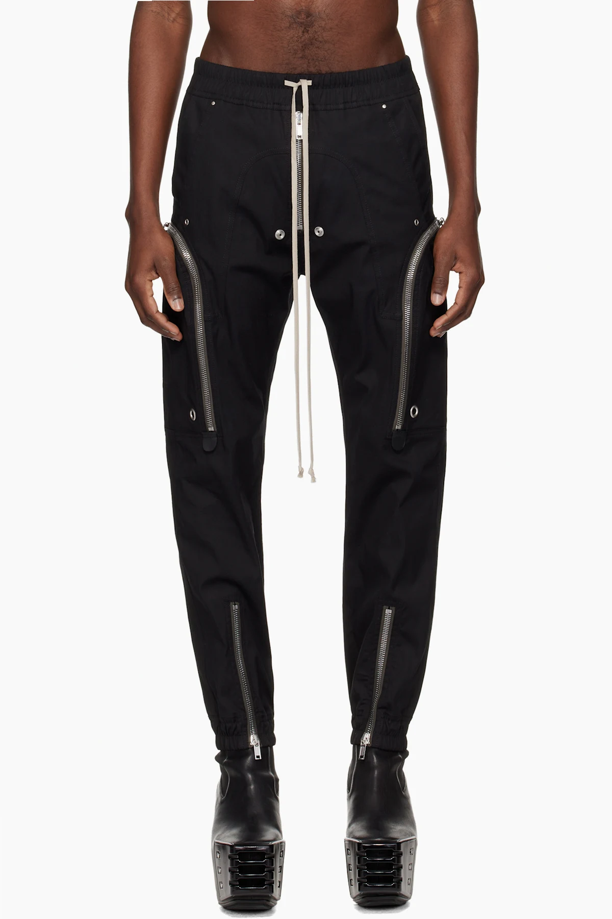Black Temple Bauhaus Cargo Pants