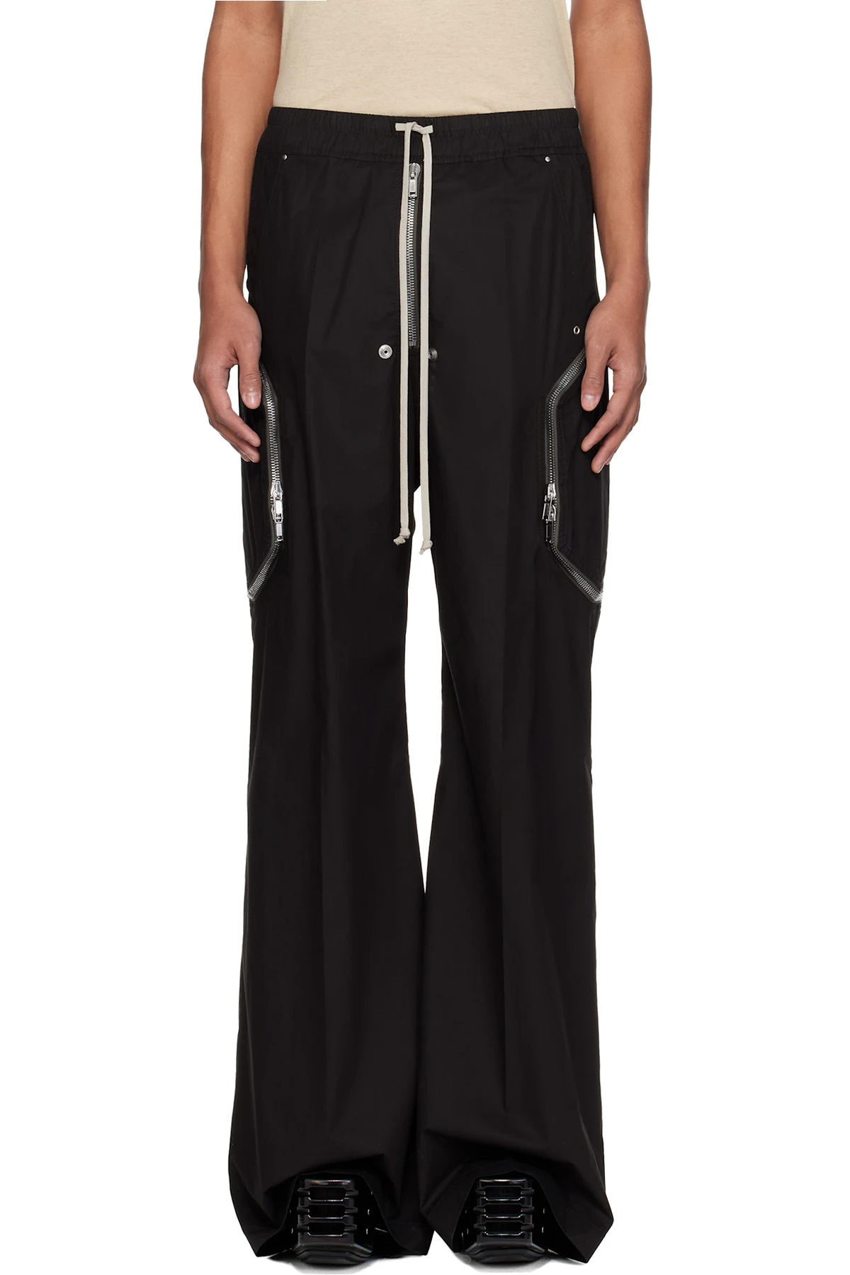 Black Temple Heizer Belas Cargo Pants