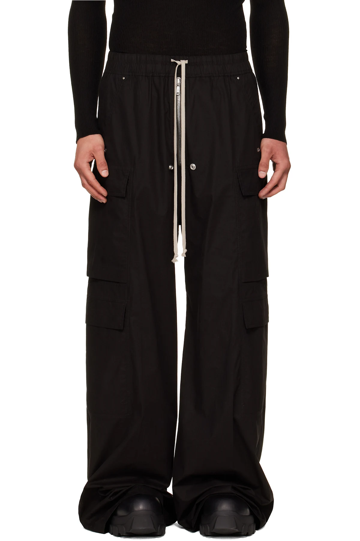 Black Cargobelas Cargo Pants