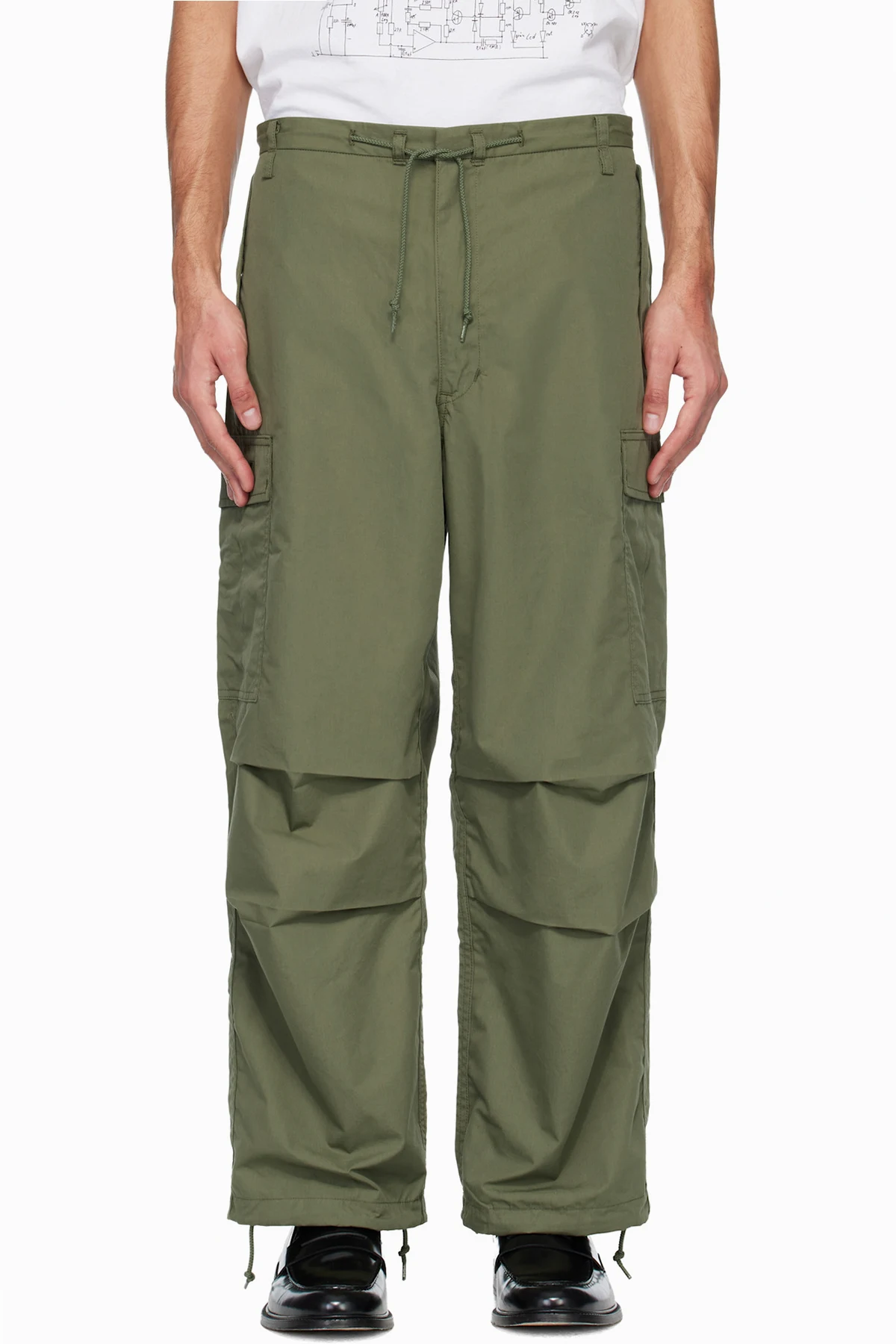 Khaki Nyco Weather Cargo Pants