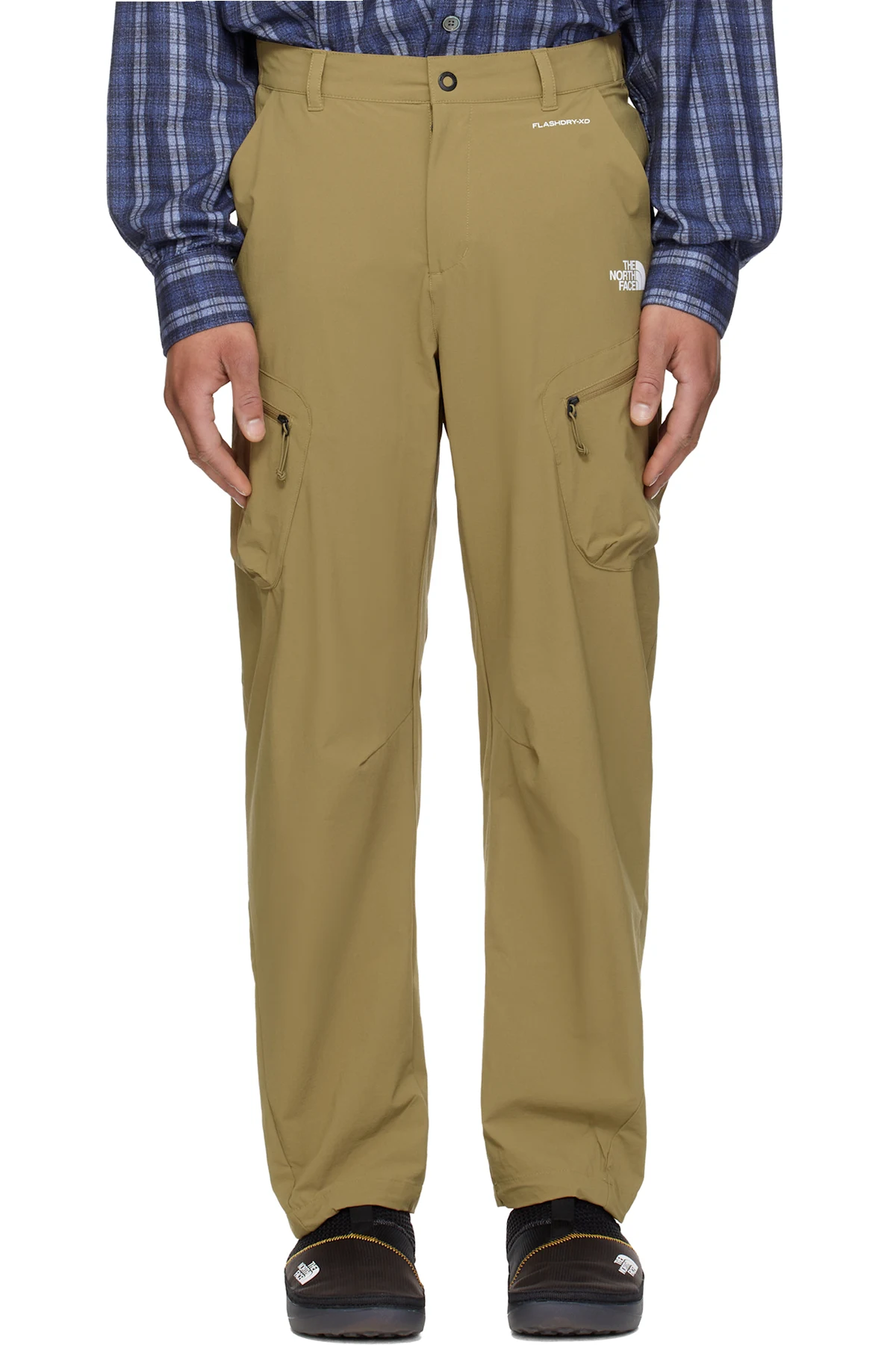 Khaki Packable Loose Cargo Pants