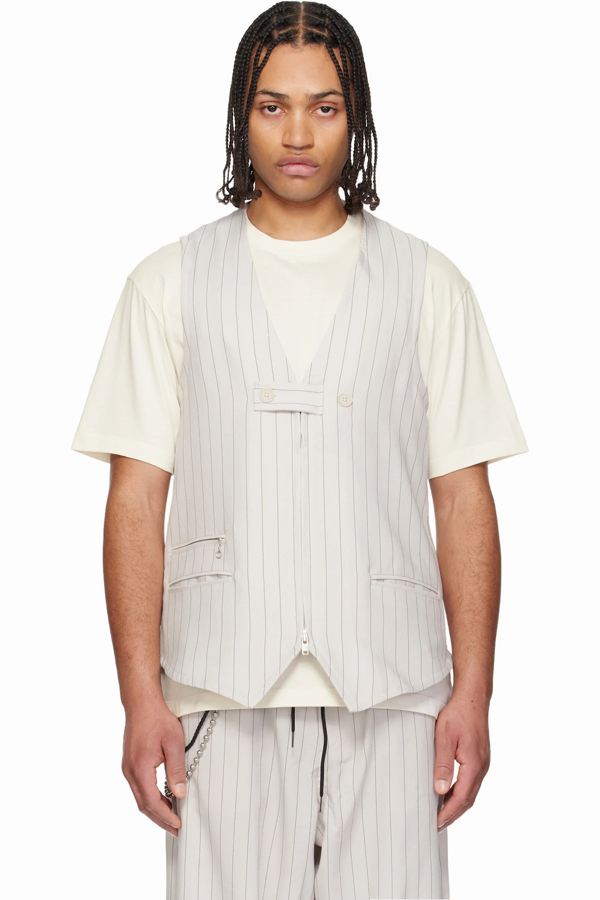 Taupe Chapea Tailored Waistcoat