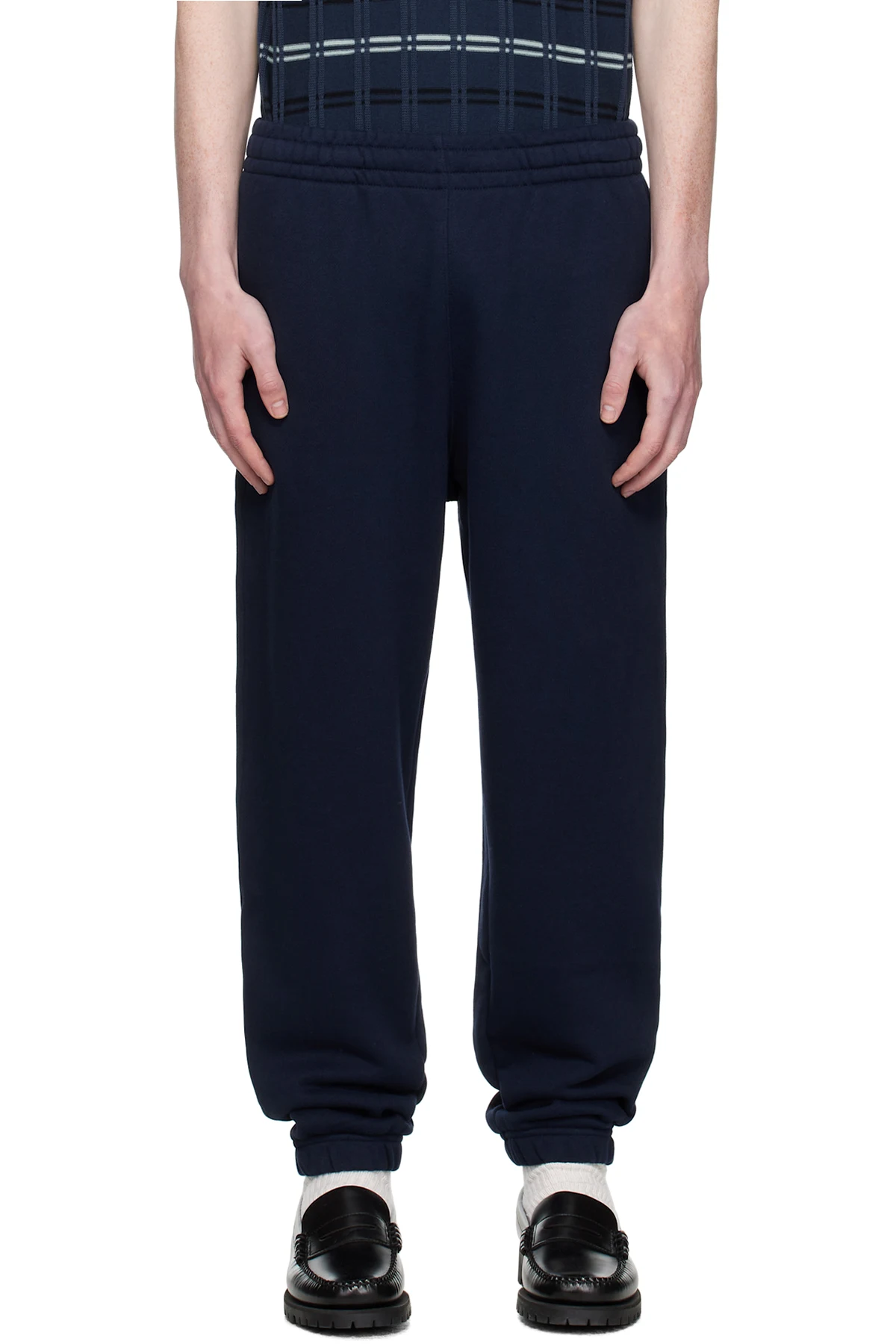 Navy Fleece Sweatpants