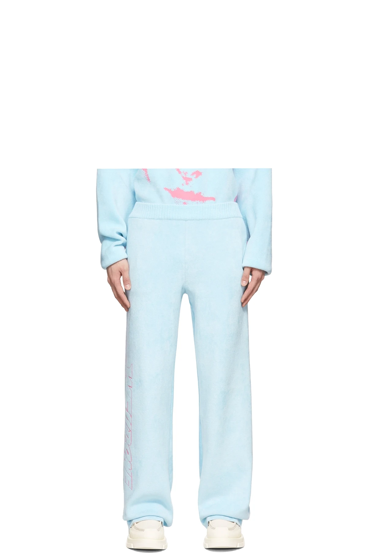 Blue Viscose Lounge Pants