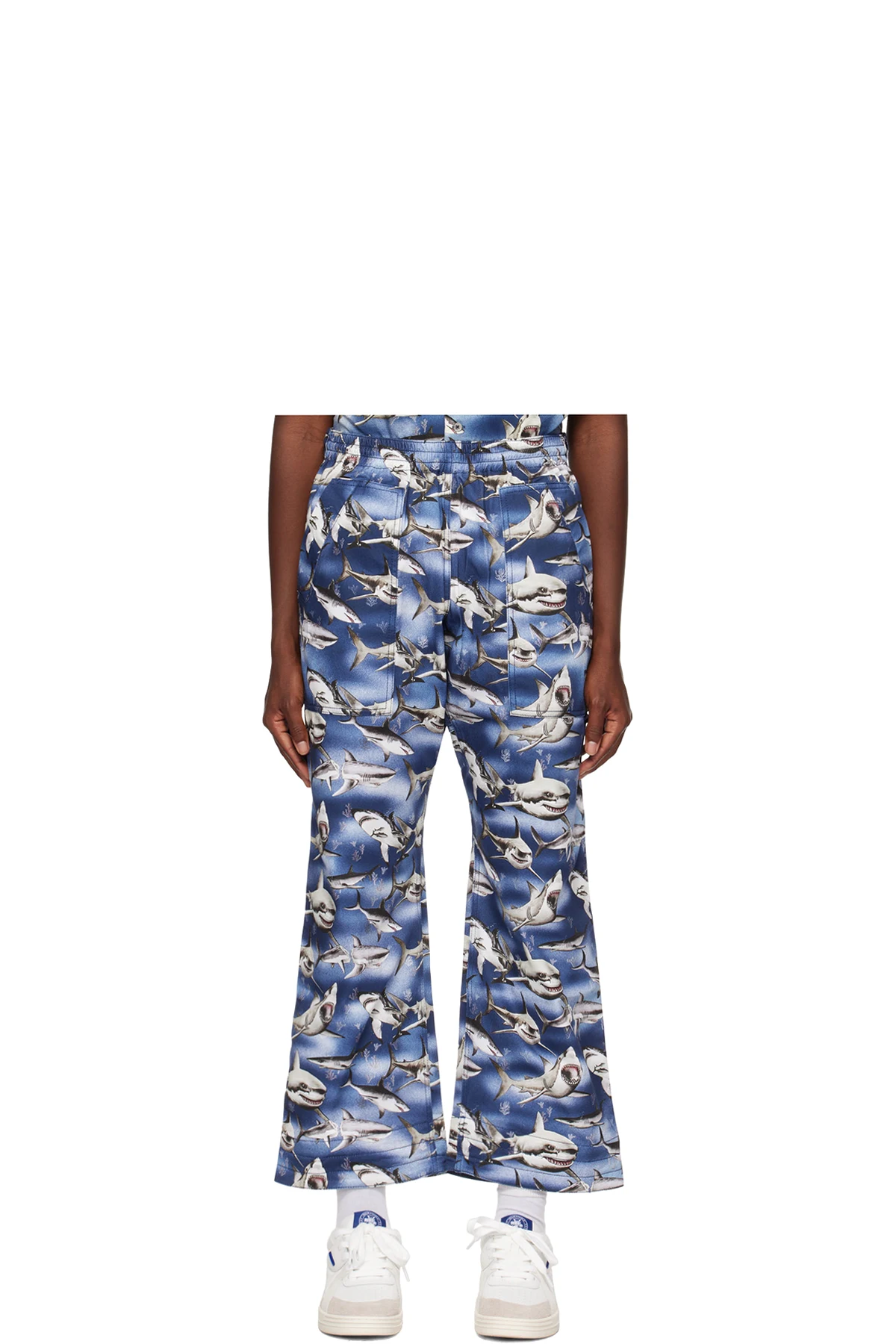 Blue & Black Sharks Trousers