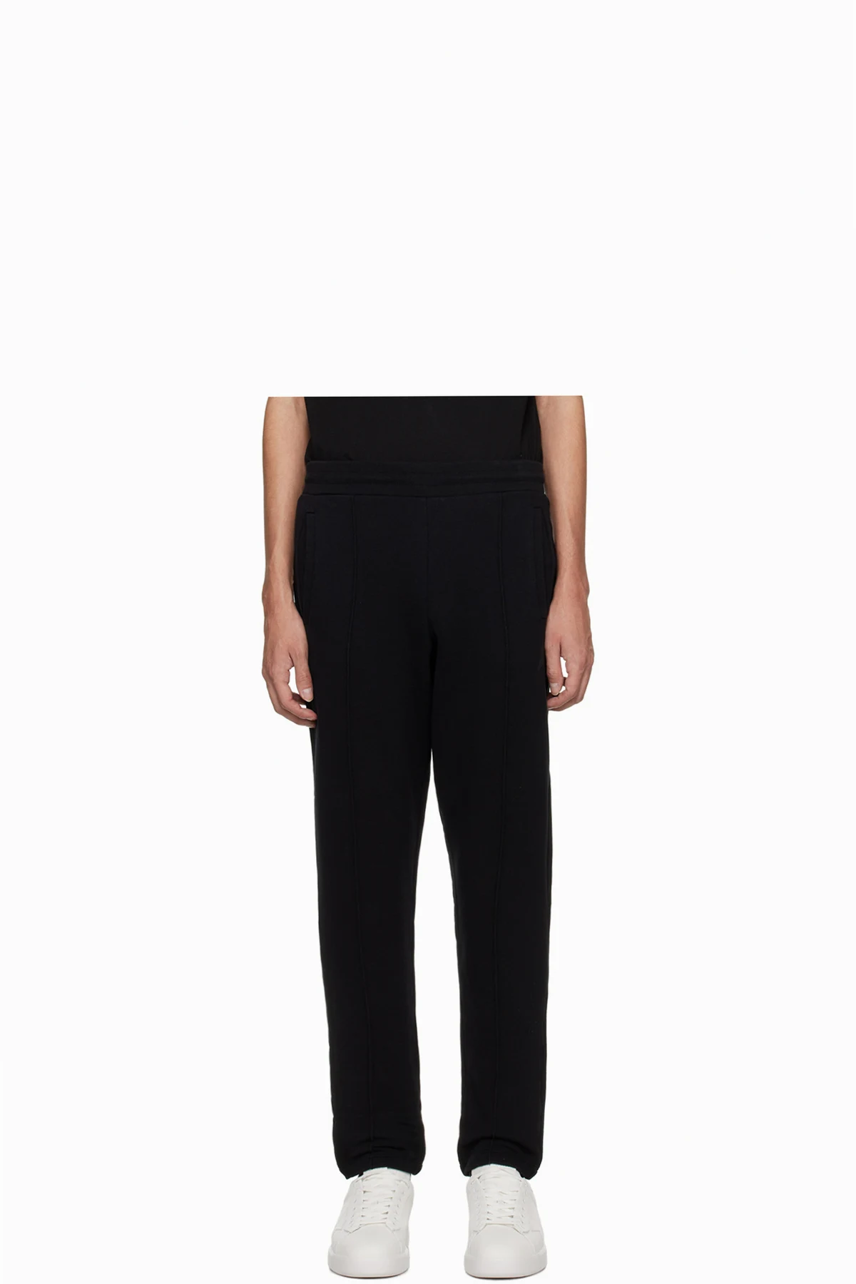 Black Tapered Sweatpants