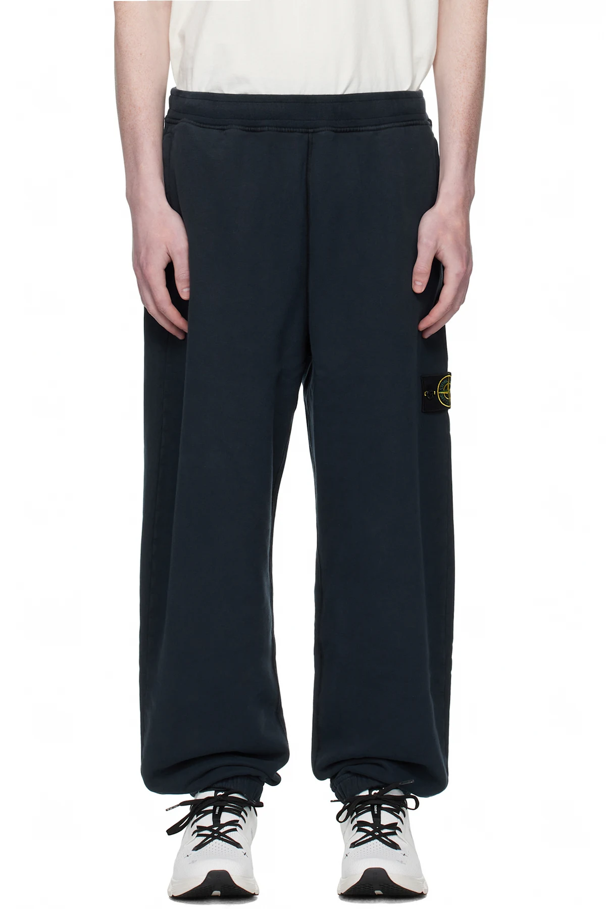 Navy 6200004 Brushed Organic Cotton Fleece Sweatpants