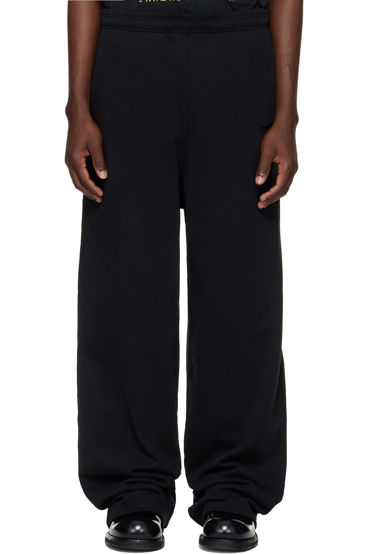 Black Logo Baggy Sweatpants