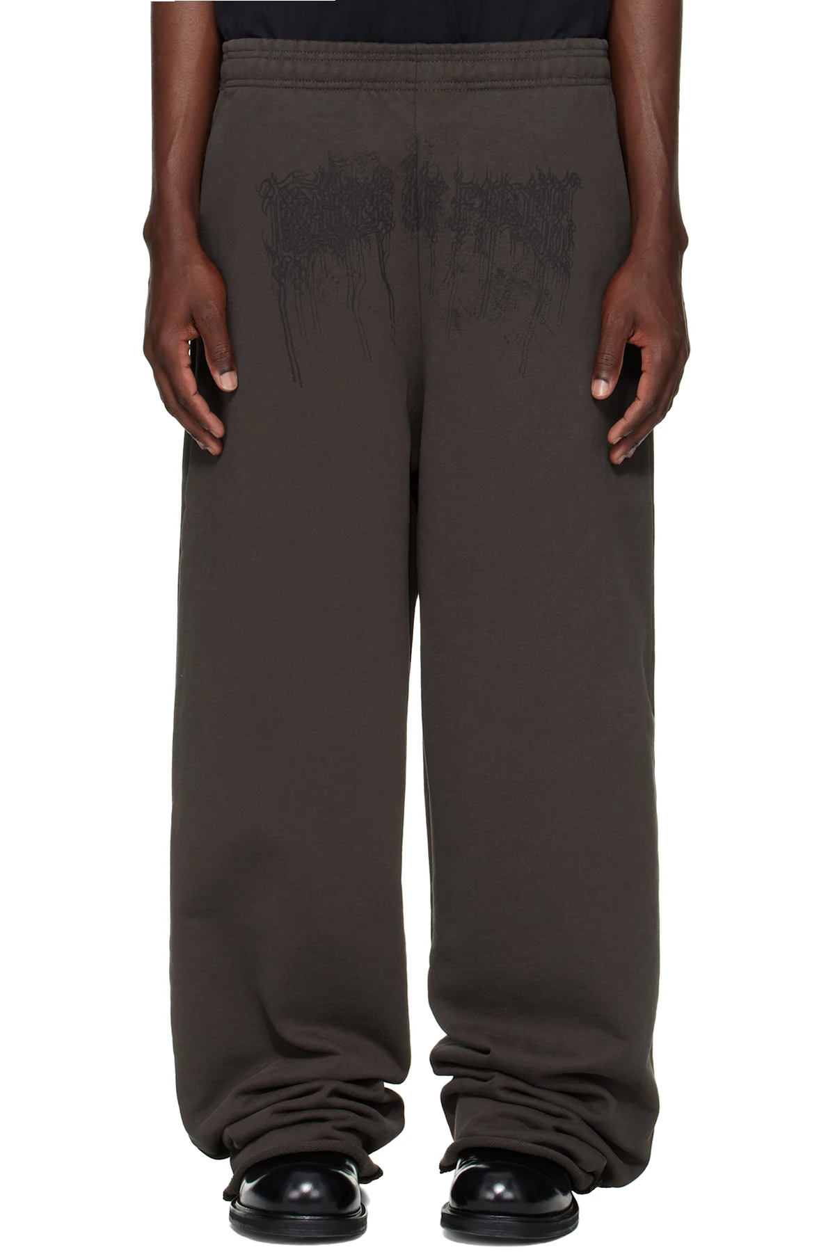 Brown Cradle of Filth Dripping Logo Baggy Sweatpants