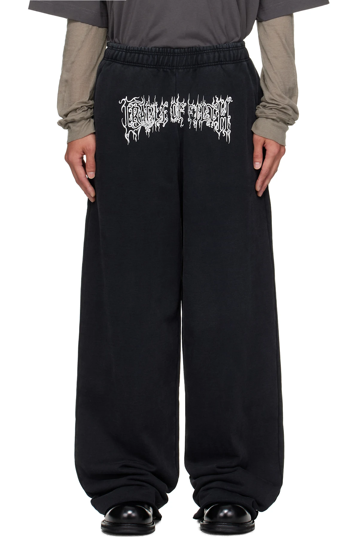 Black Cradle of Filth Logo Baggy Sweatpants