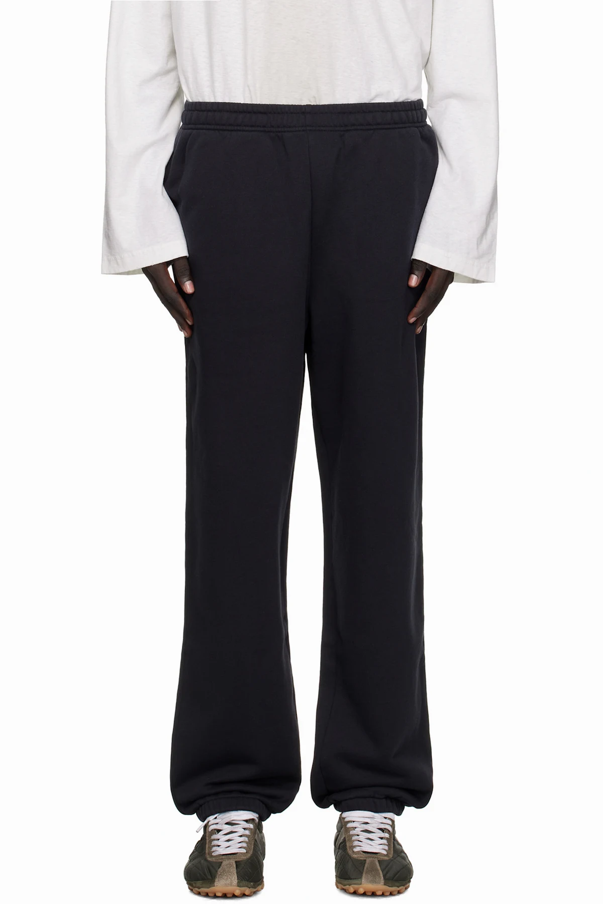 Black Cotton Sweatpants