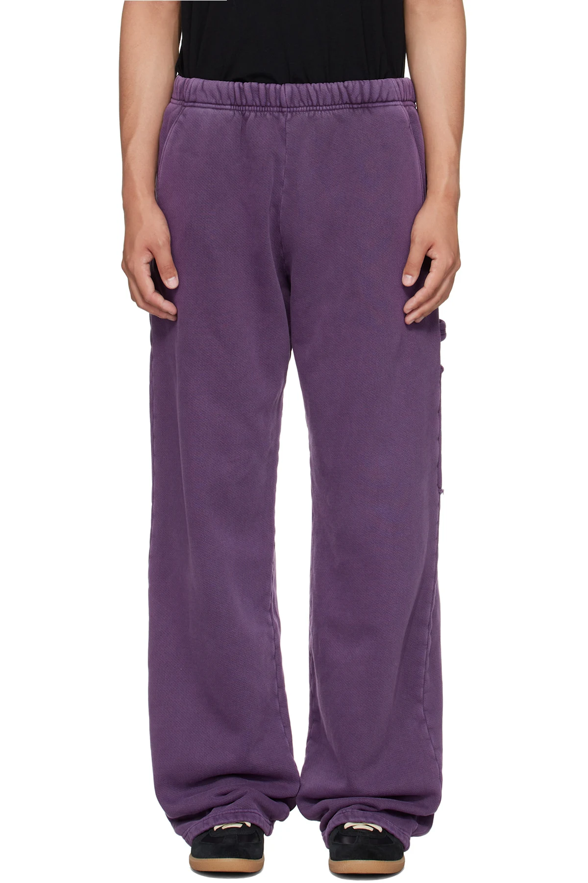 Purple Heavyweight Utility Puddle Sweatpants