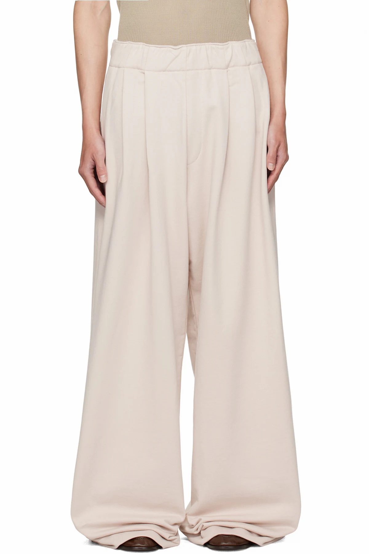 Off-White Pleated Sweatpants