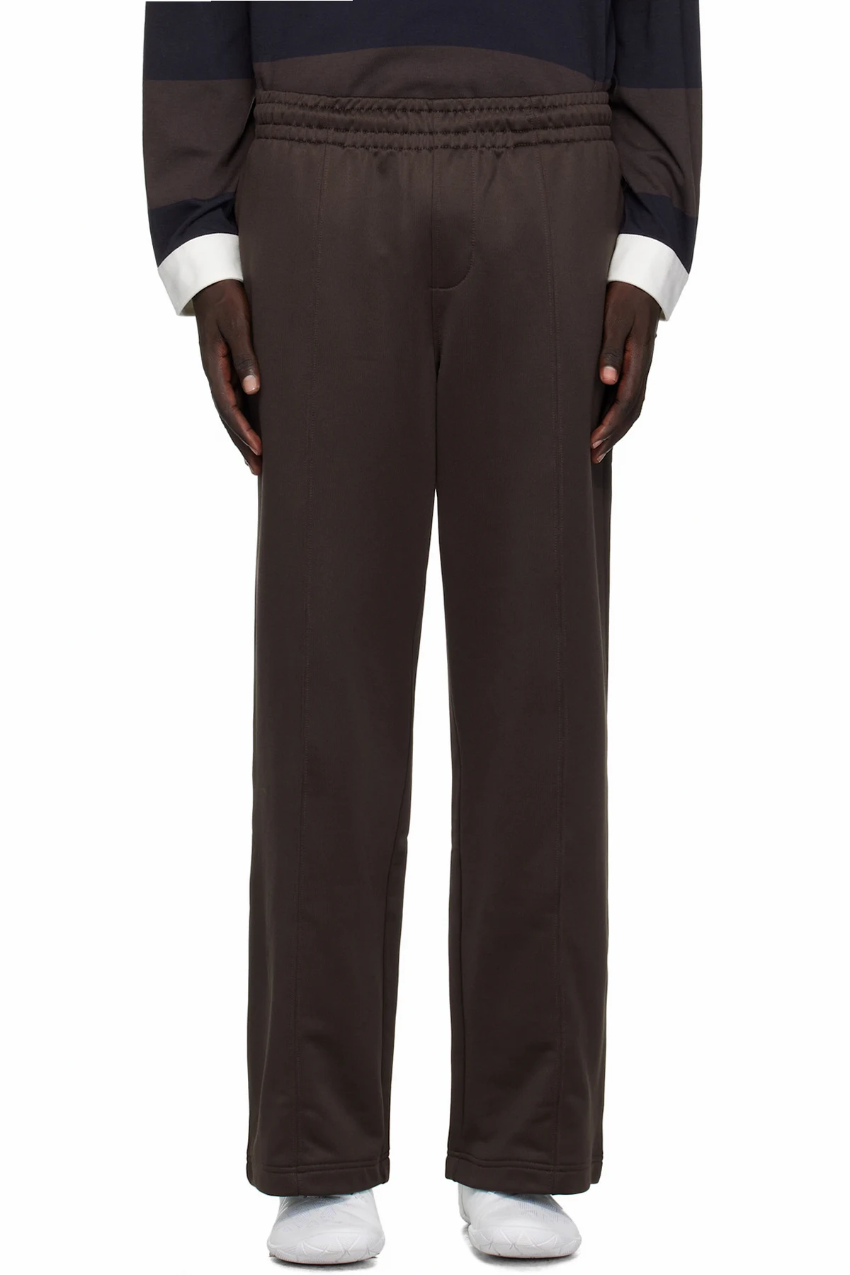 Brown Loose Fit Fleece Sweatpants