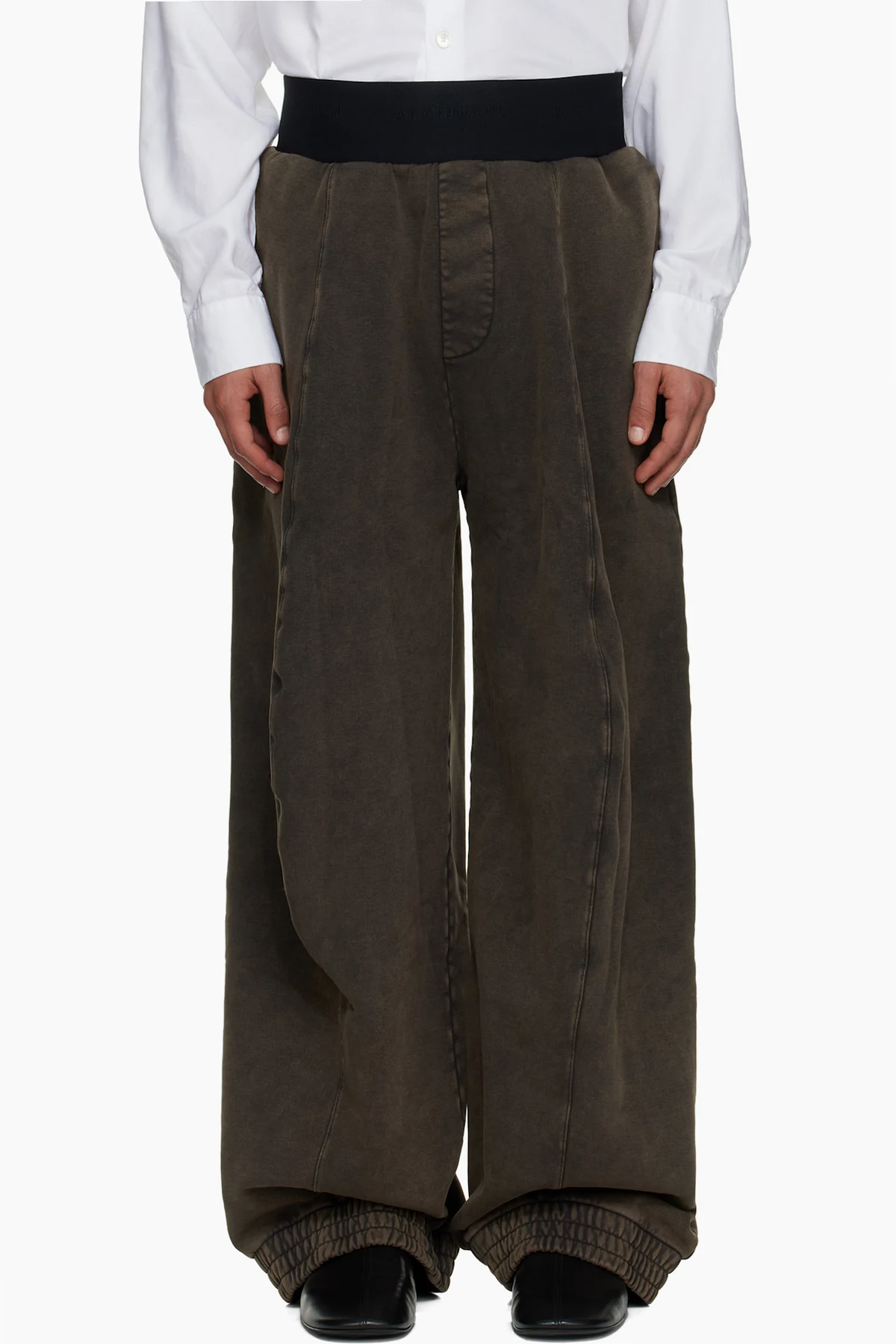 Brown Knee Shape Sweatpants