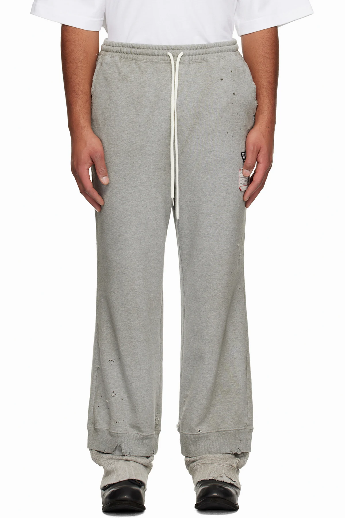 Gray Layered Sweatpants