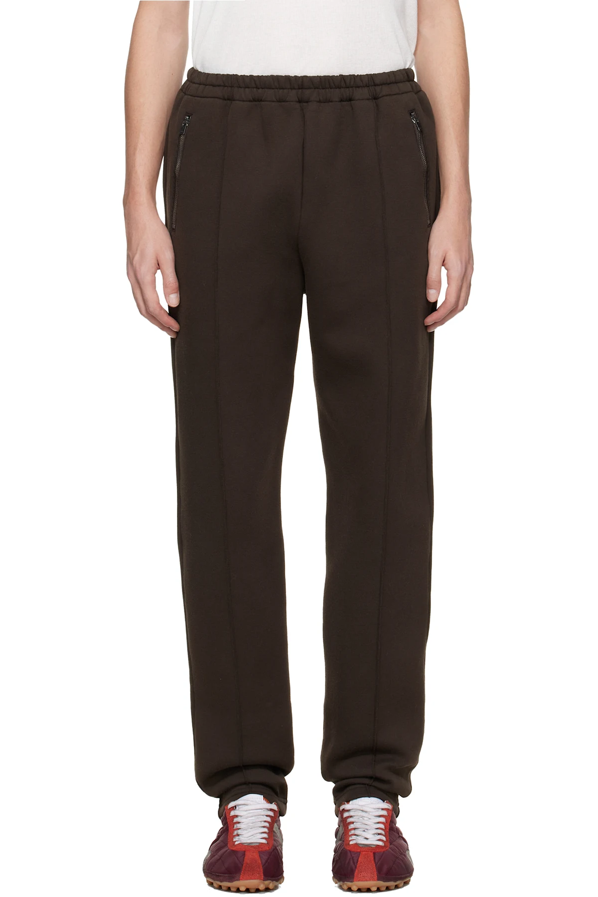 Brown Pinched Seam Sweatpants