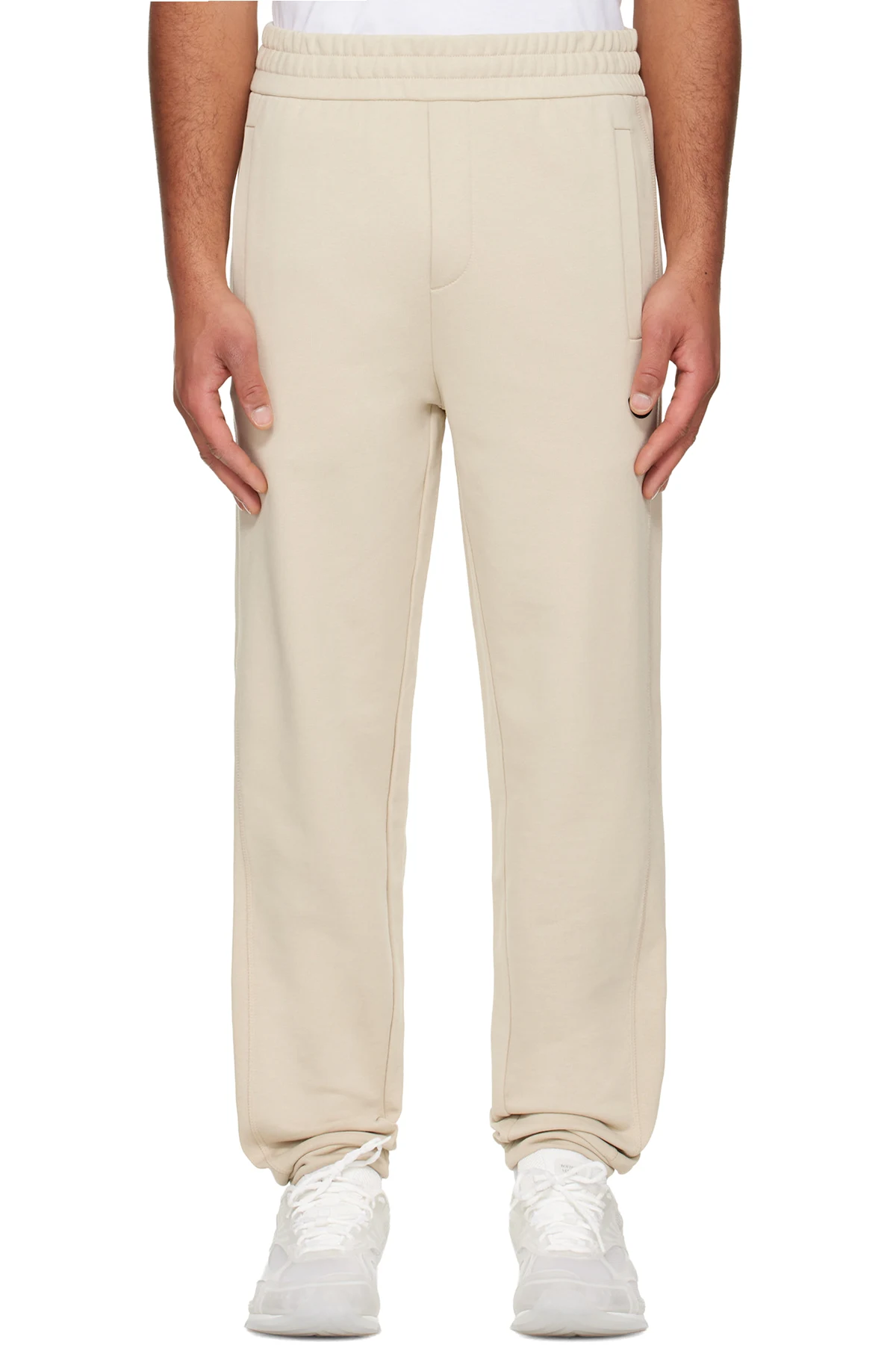 Off-White Cotton Sweatpants