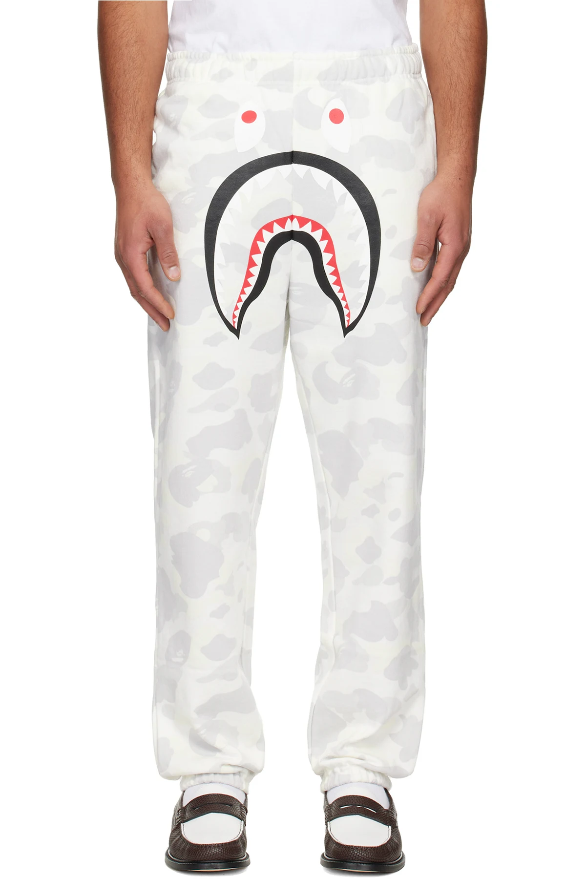 White City Camo Shark Relaxed Fit Sweatpants