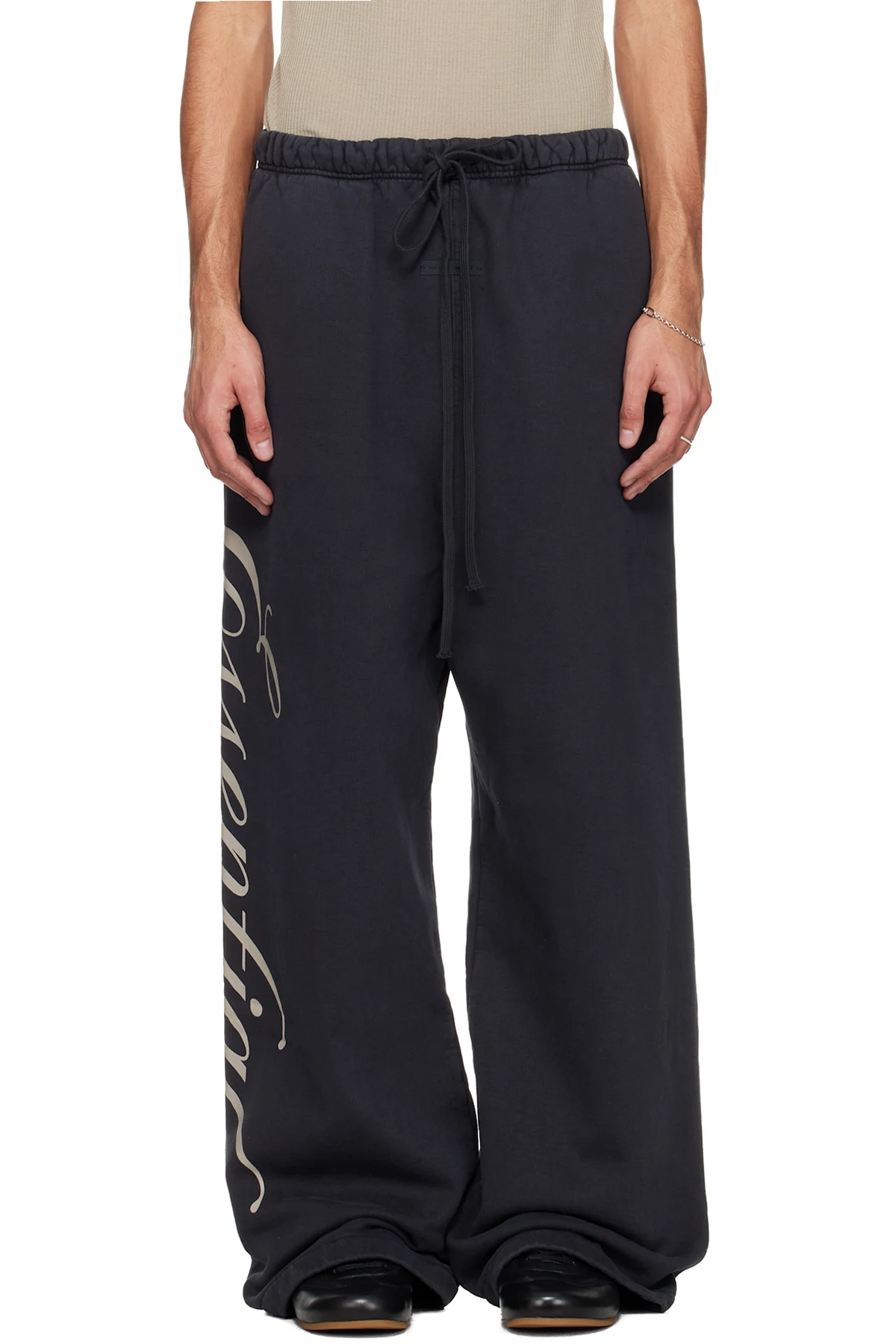 Black Holiday Heavy Fleece Lounge Sweatpants