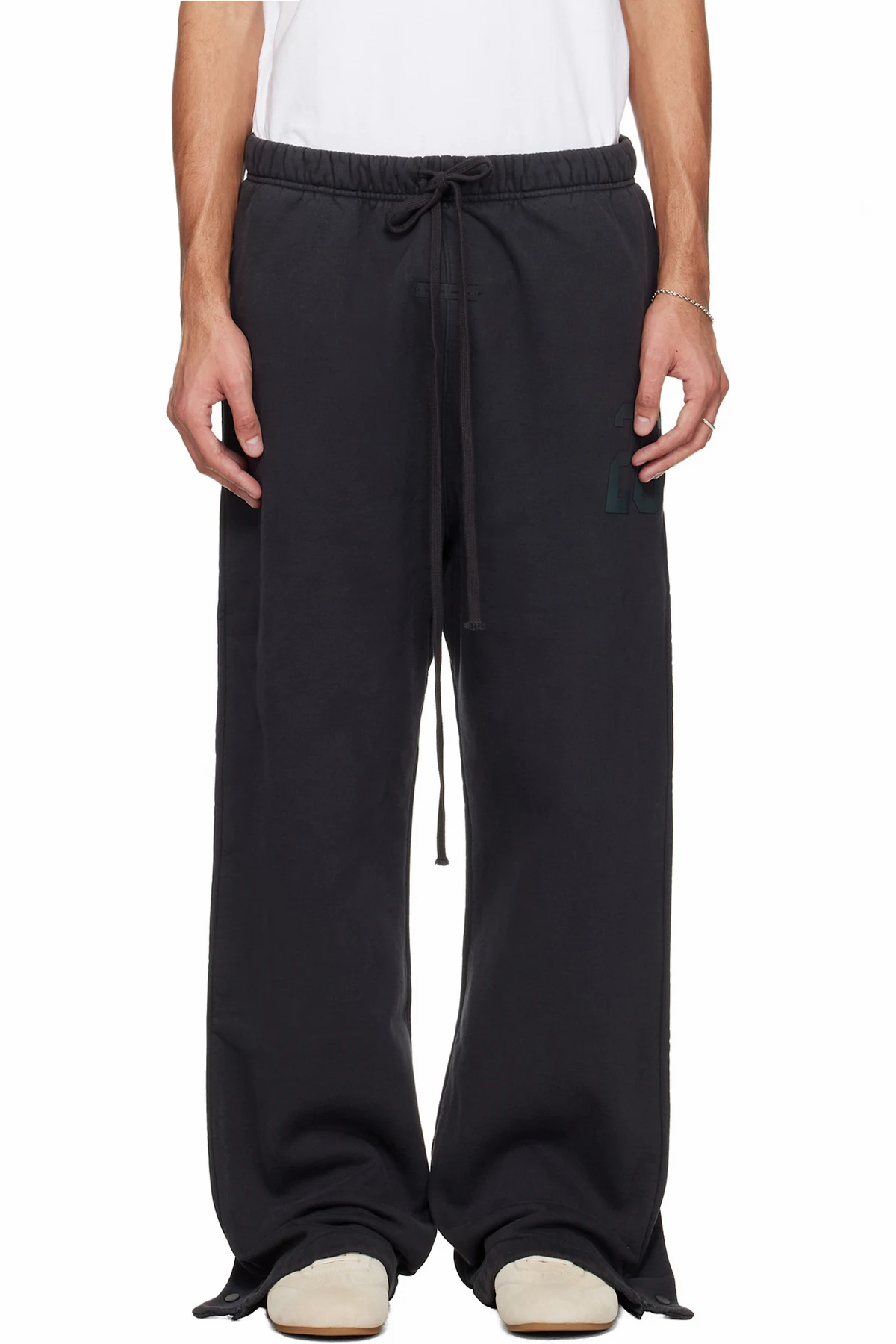 Black Holiday Heavy Fleece Tearaway Sweatpants