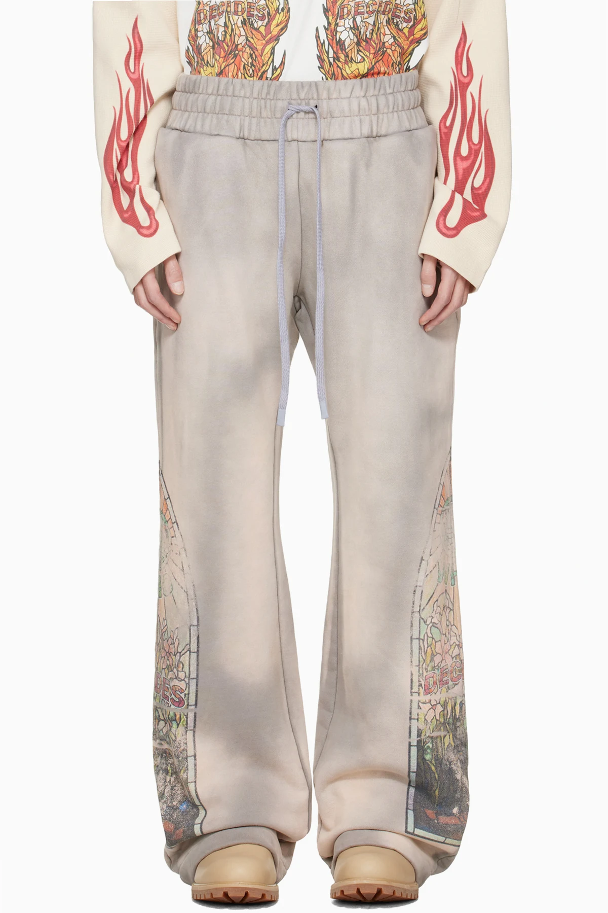 Taupe Faded Sweatpants