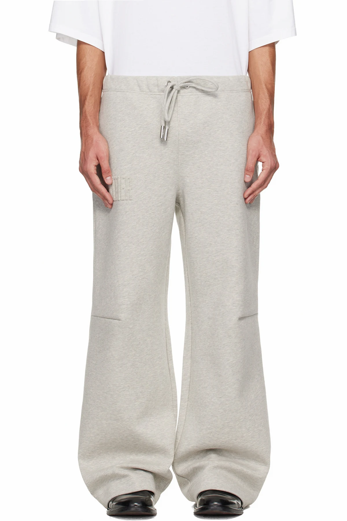 Gray 'The Embossed Gaultier' Lounge Pants