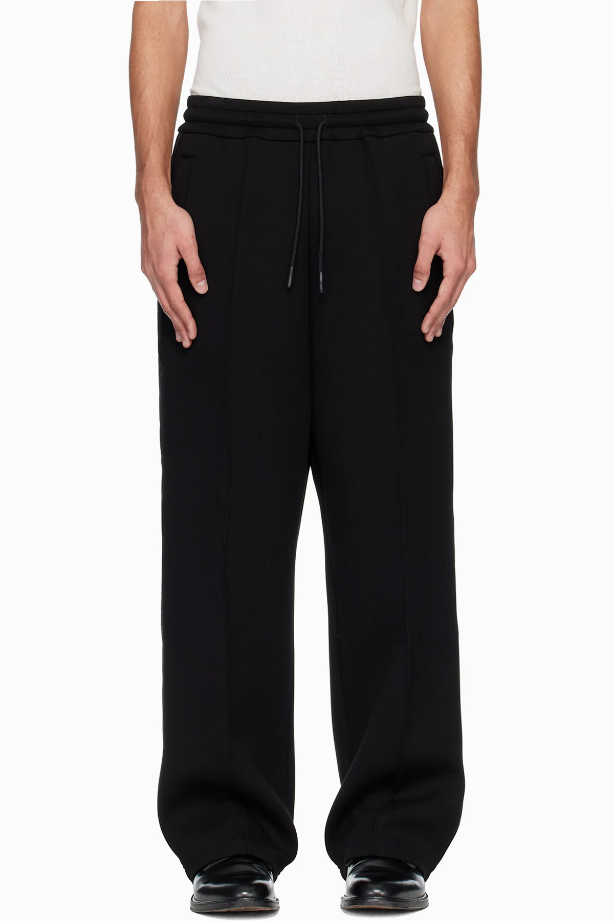 Black D2 Tape Jersey Sweatpants