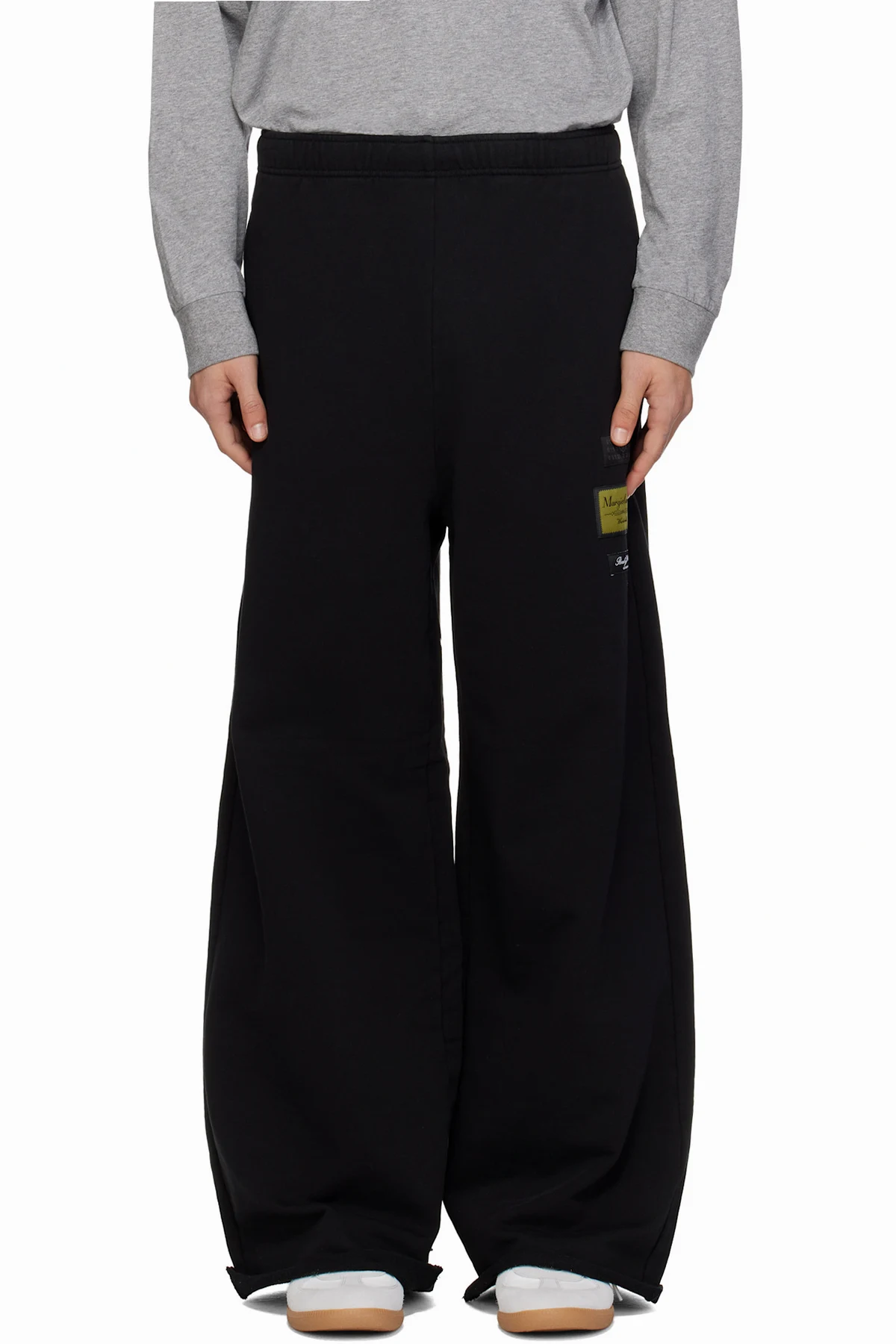 Black Label Patch Sweatpants