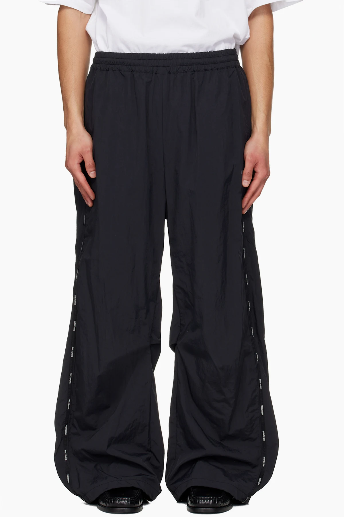 Black Logo Tape Track Pants