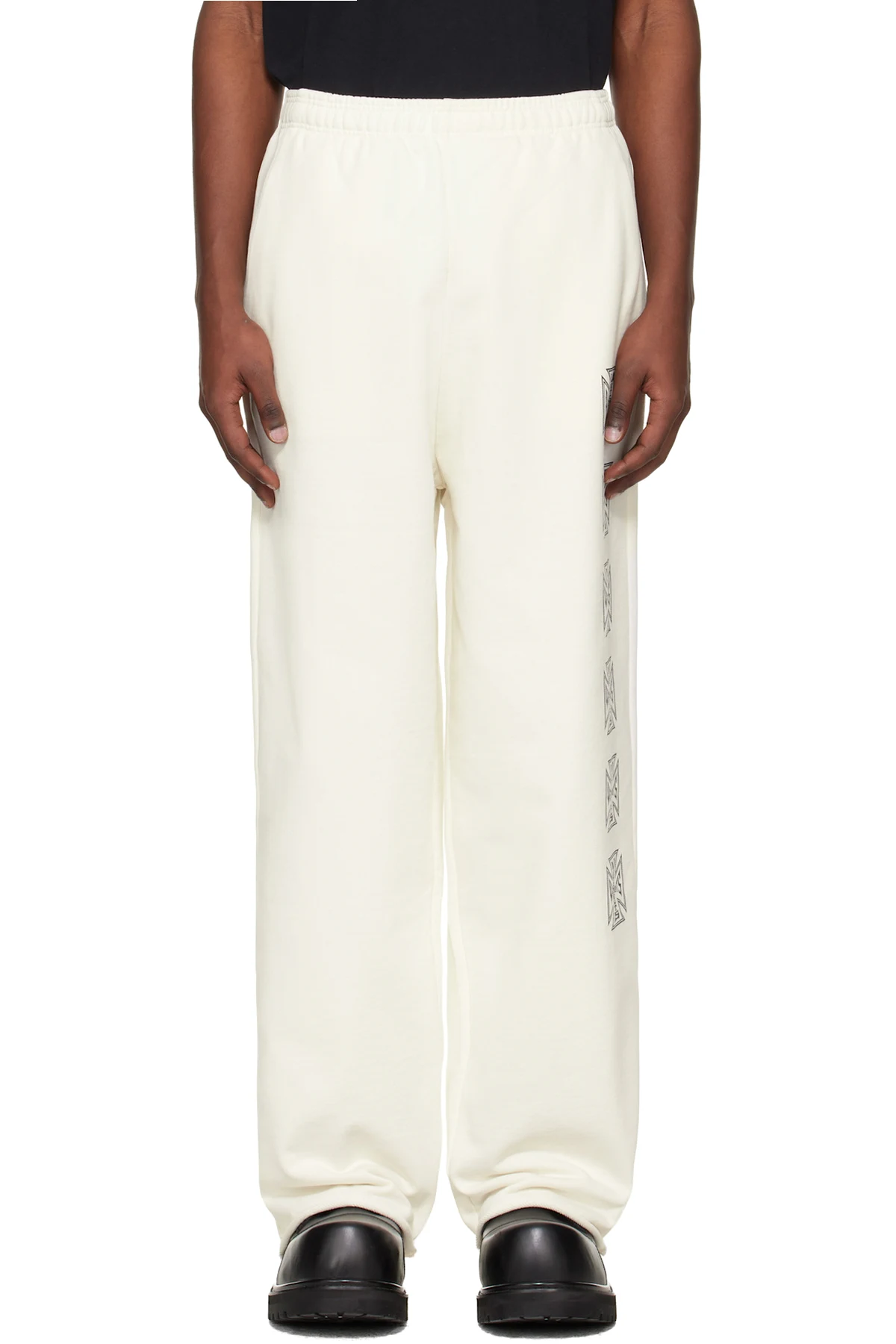Off-White Biker Cross Stripe Sweatpants
