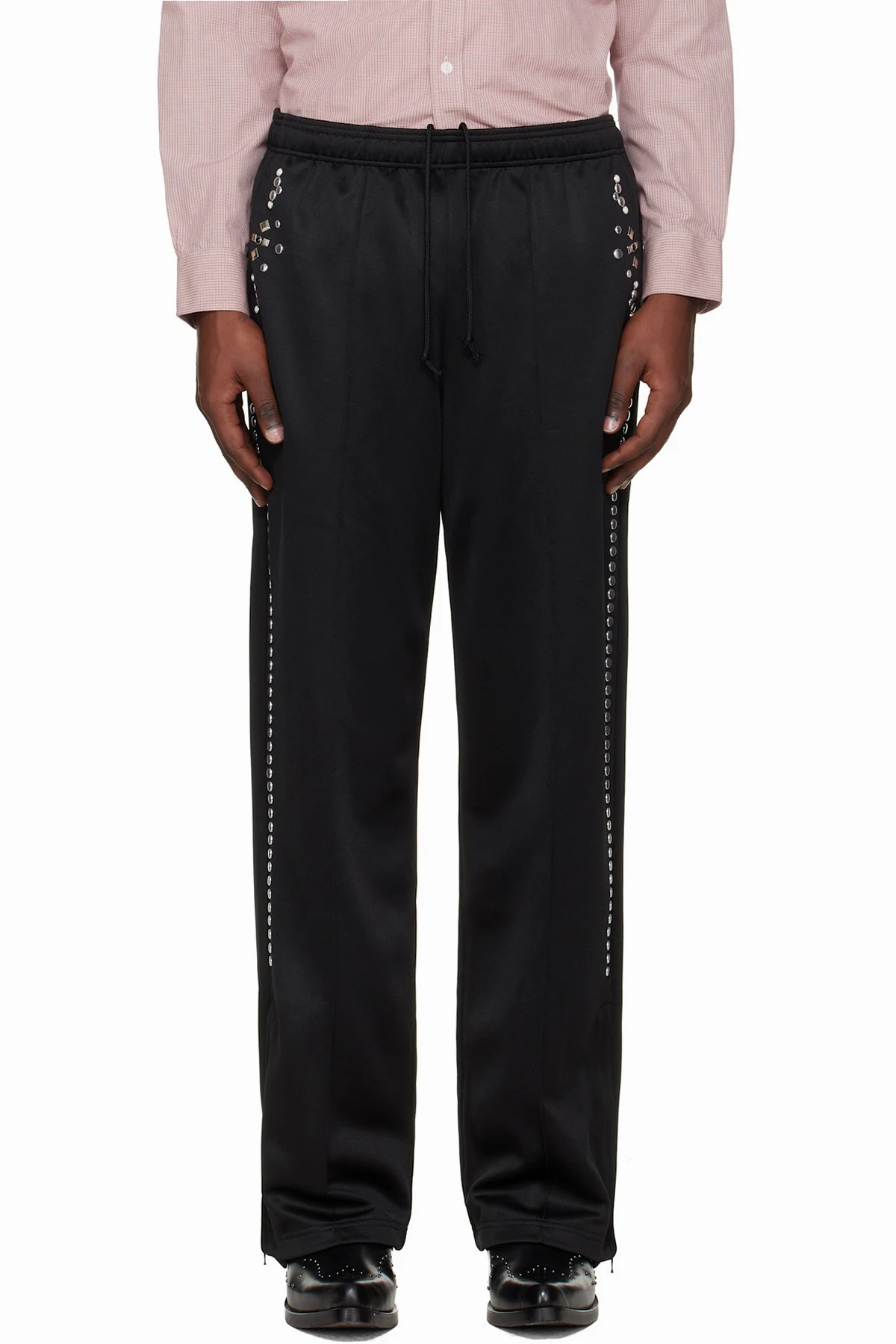 Black Jersey Track Pants