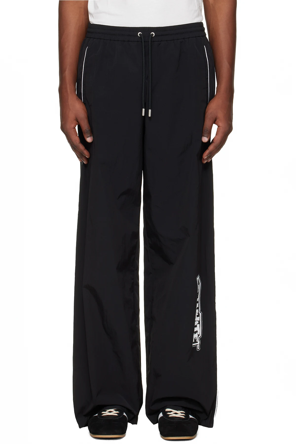 Black Lion Nylon Track Pants