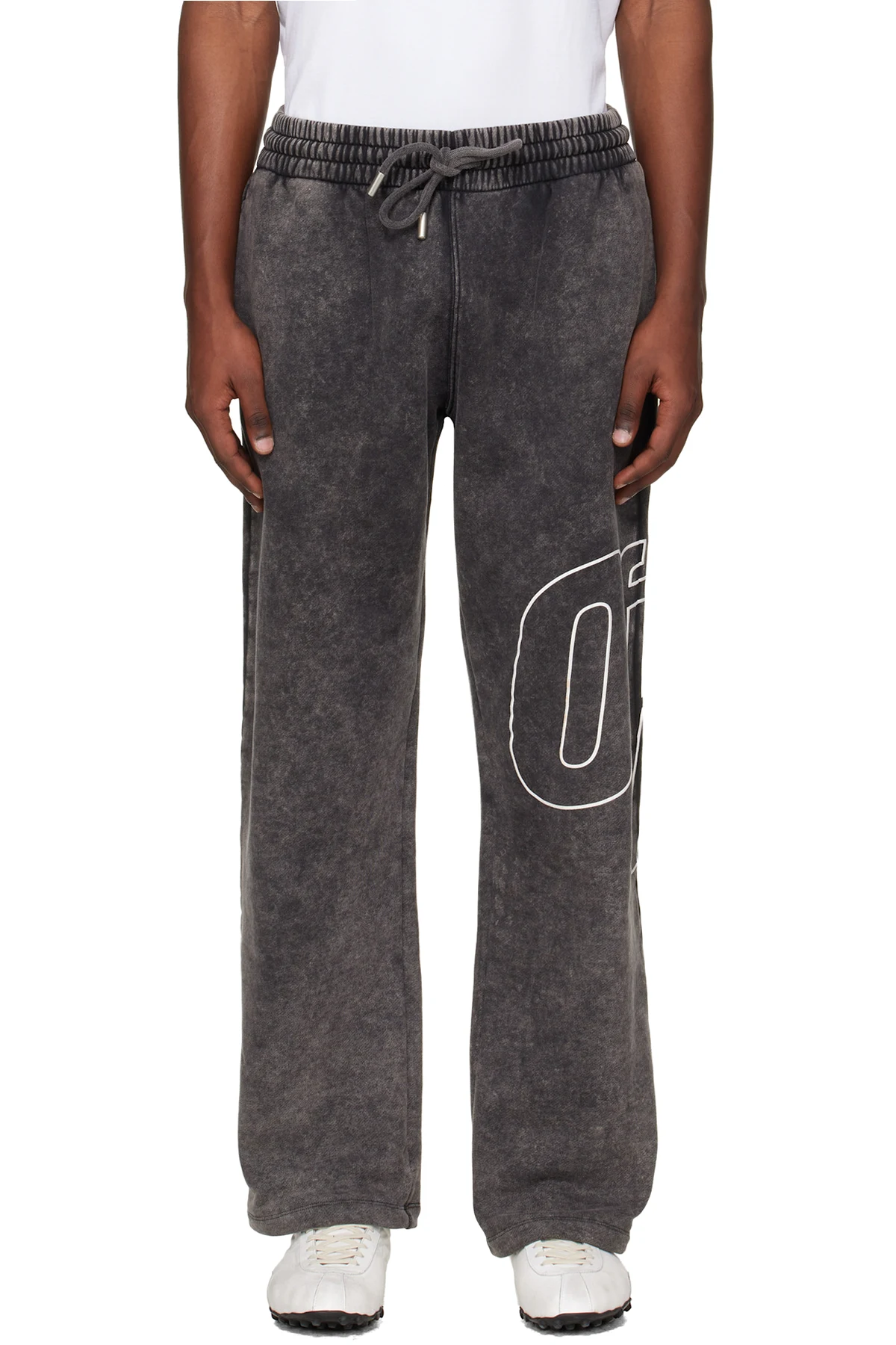 Gray Outline Arrow Sweatpants