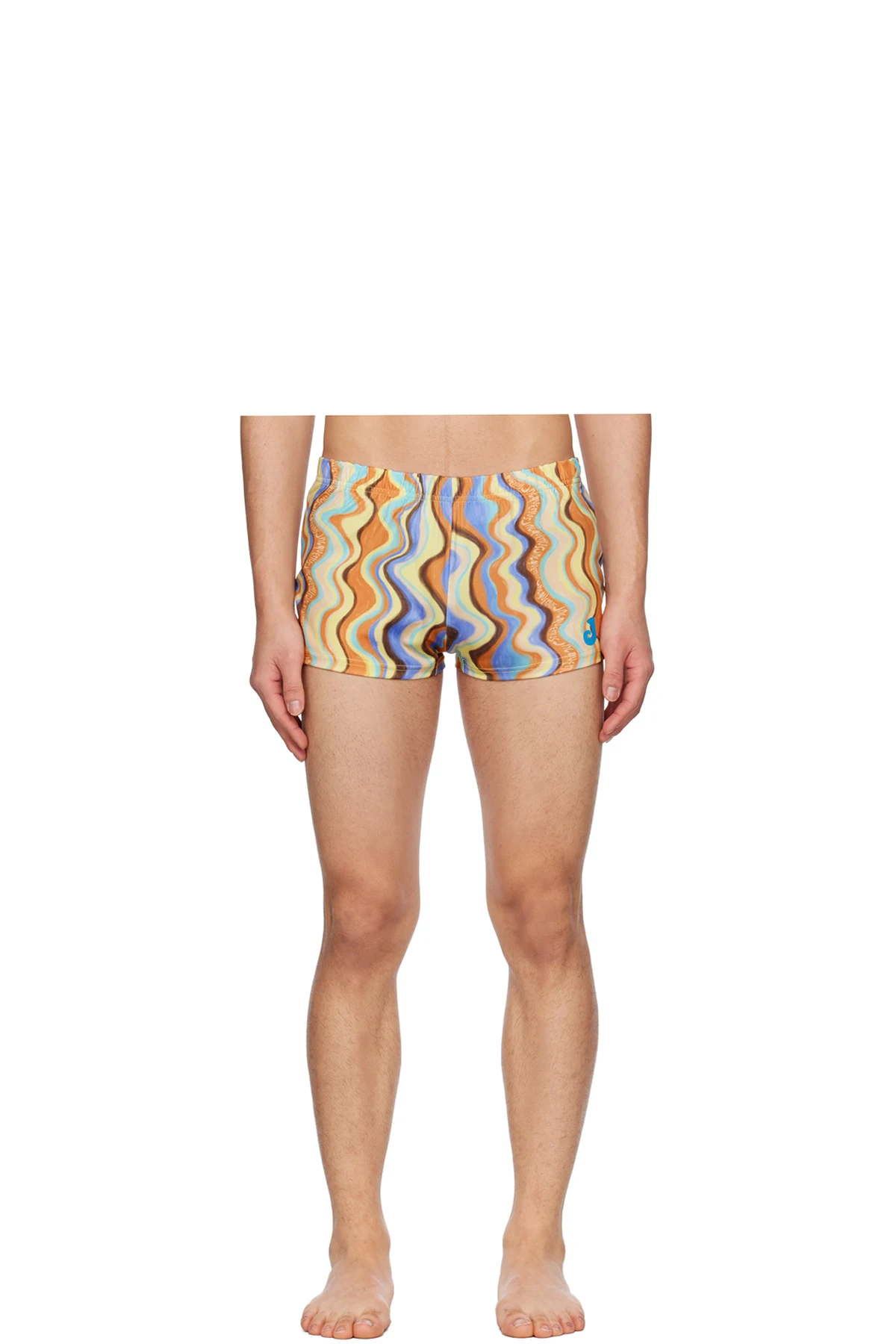 Multicolor Le Raphia 'Le Short De Bain' Swim Shorts