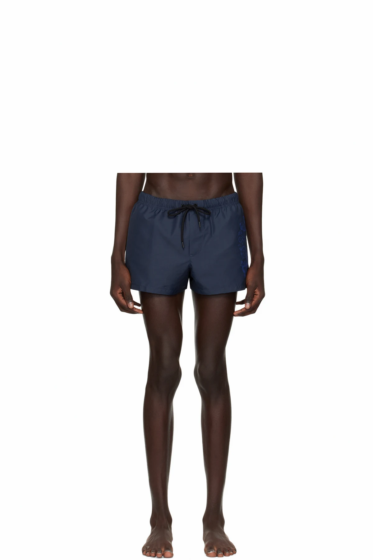Navy Cartouche Swim Shorts