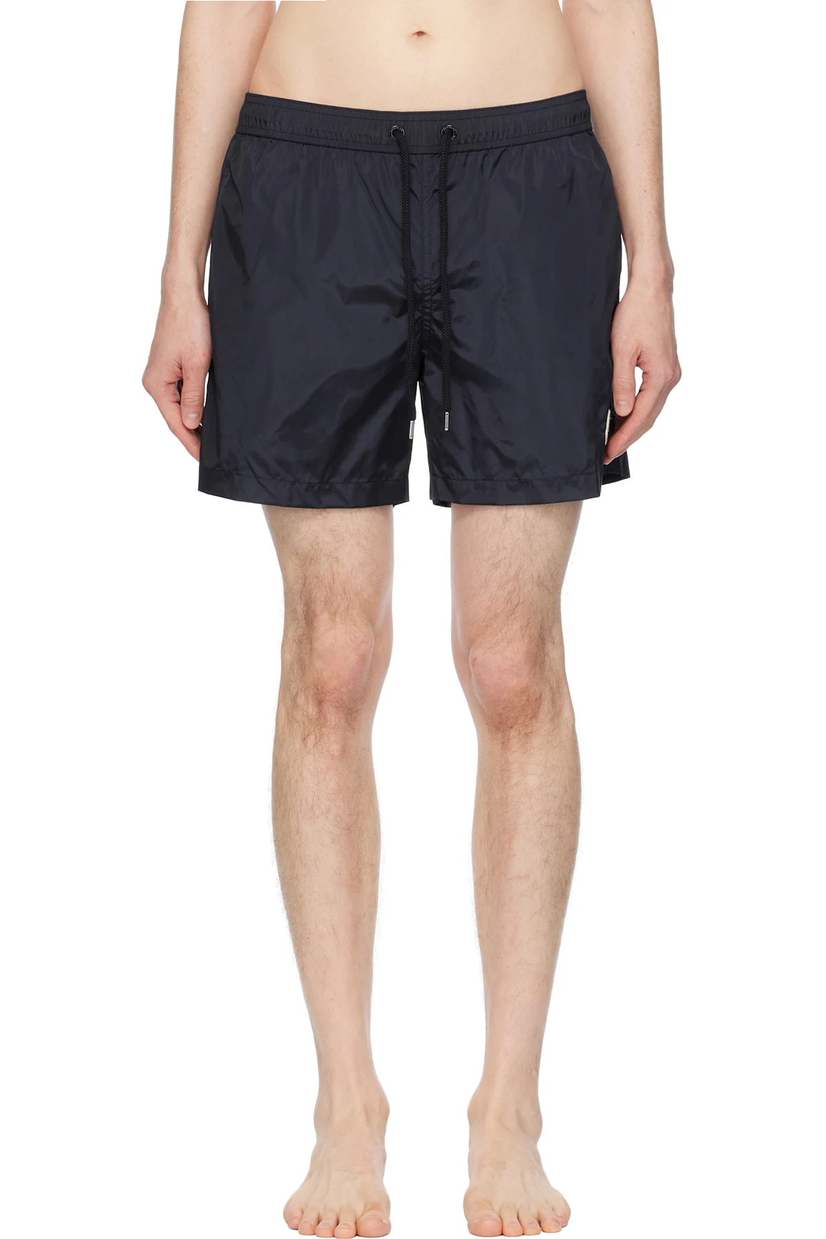 Navy Logo Patch Swim Shorts