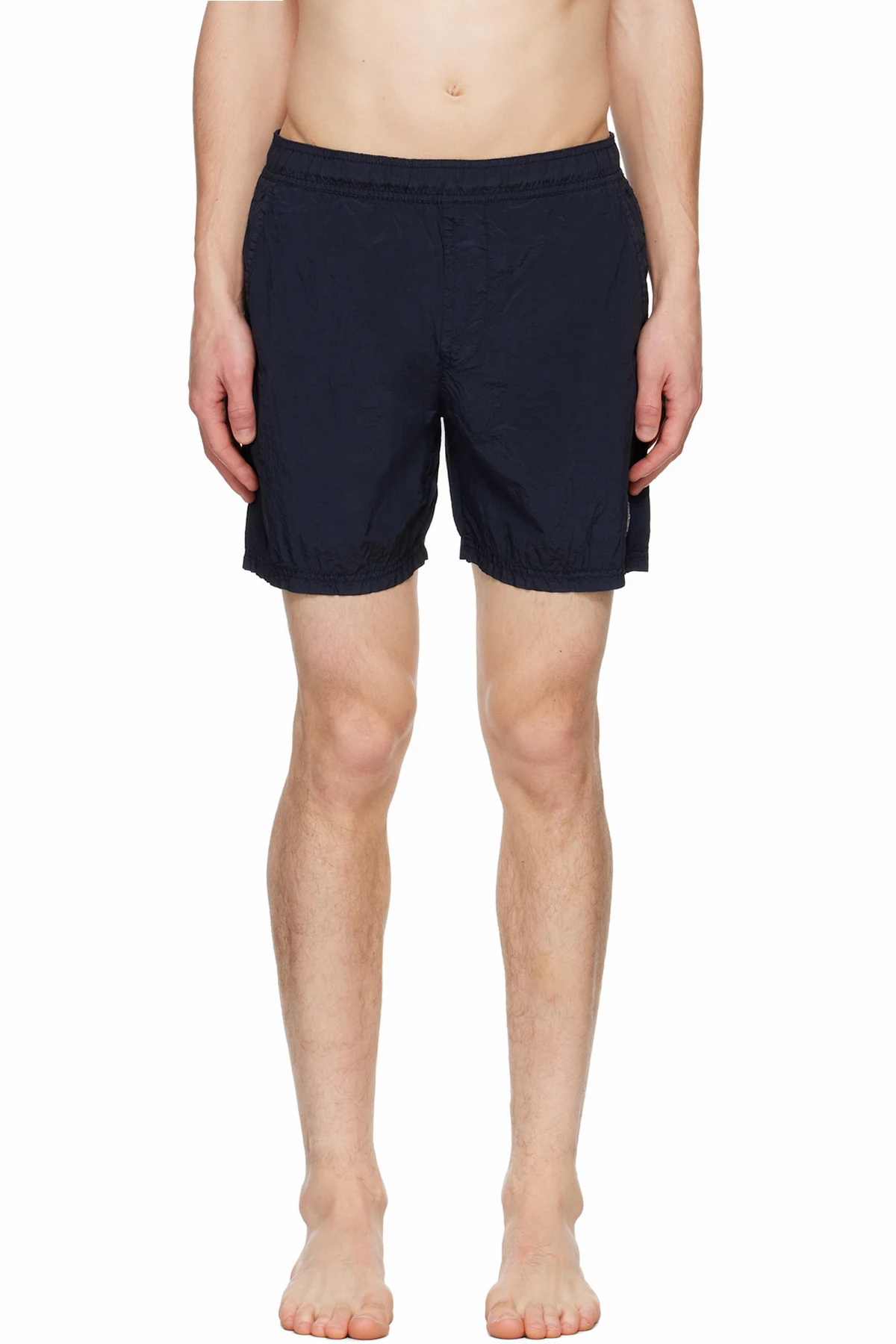 Navy Nylon Metal ECONYL Swim Shorts