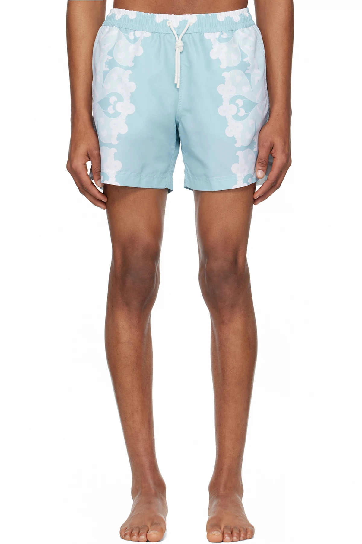 Blue Paradise Floral Classic Swim Shorts