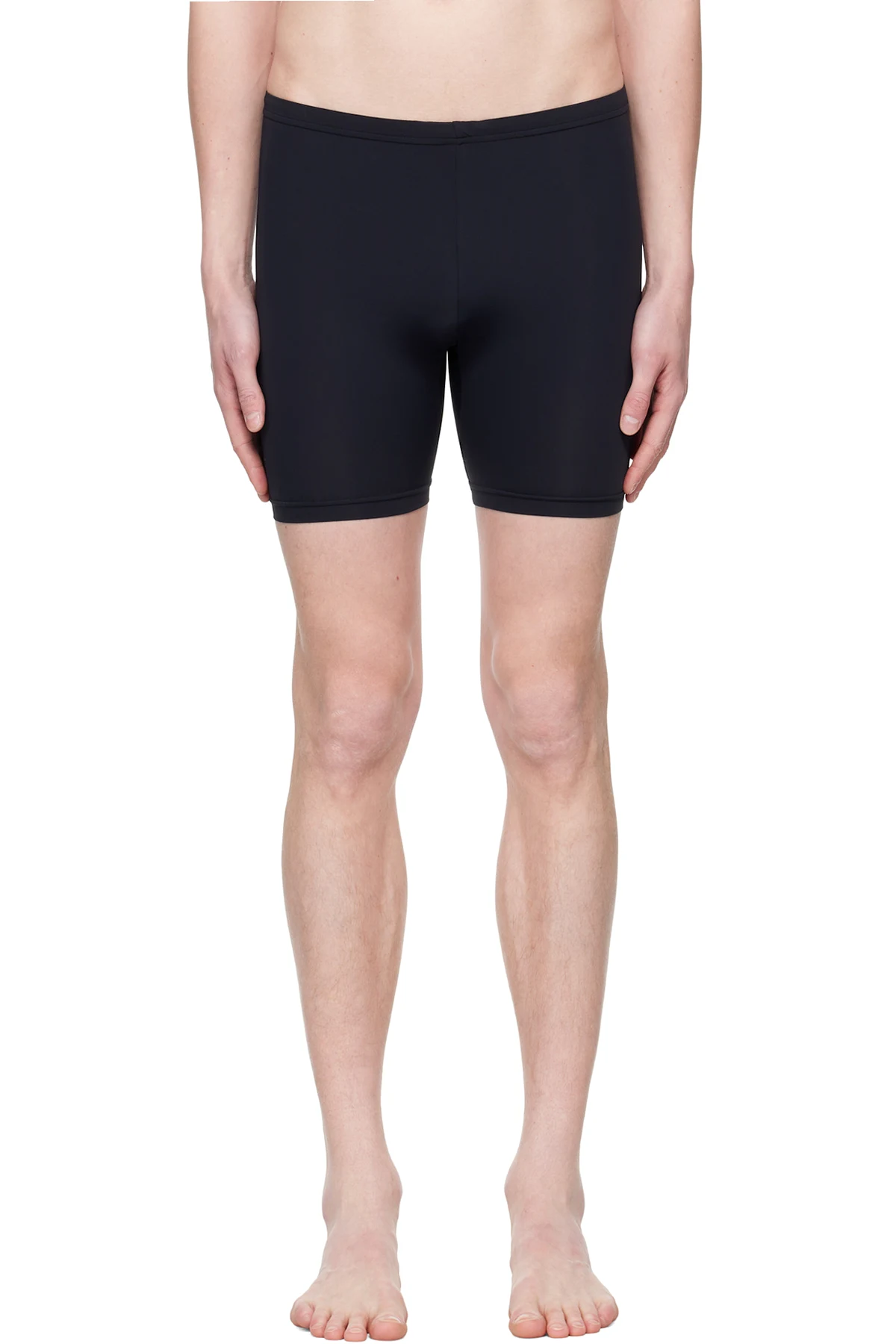 Black Jersey Swim Shorts
