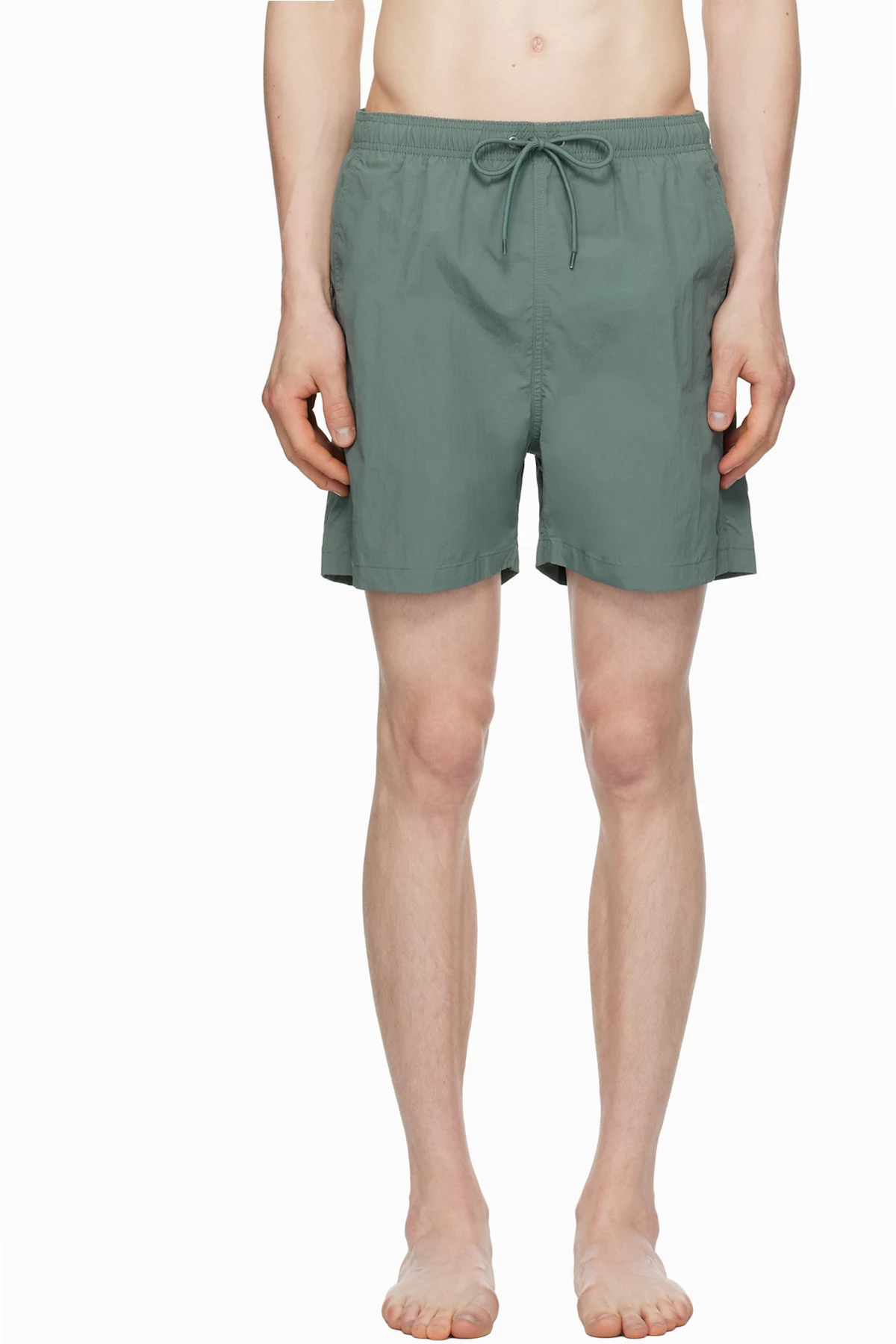 Gray Hauge Recycled Nylon Swim Shorts