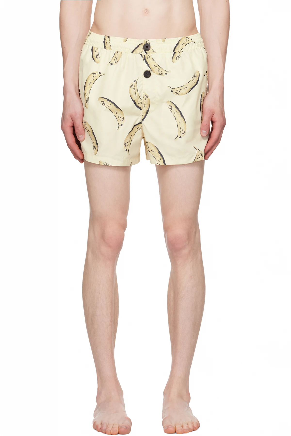 Yellow La Croisière 'The Puntini' Swim Shorts
