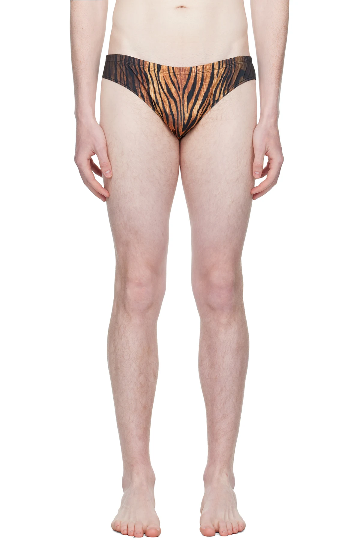 Brown 'The Wood' Swim Briefs