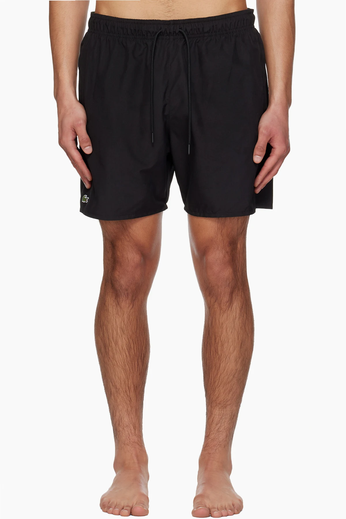 Black Mid Length Swim Shorts