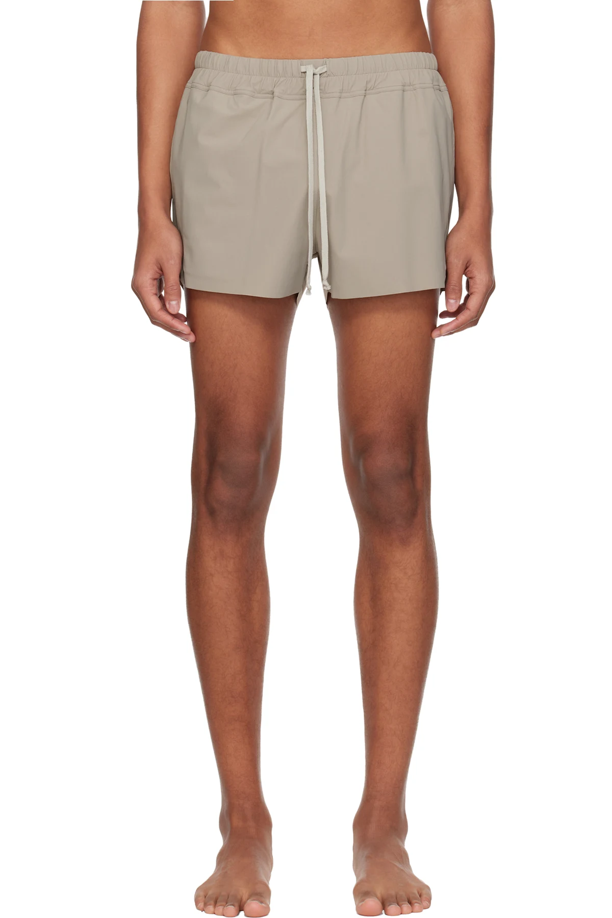 Taupe Temple Boxer Swim Shorts