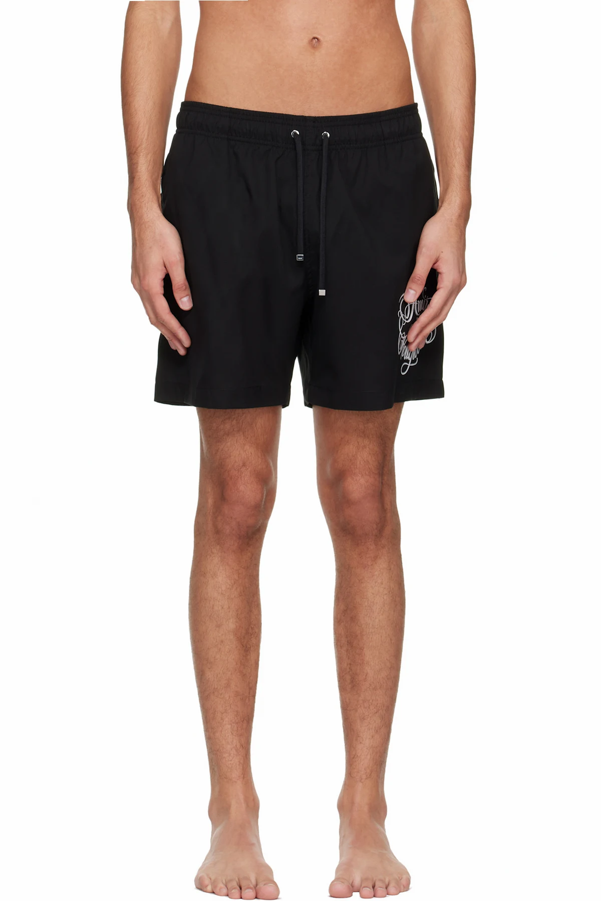Black 'AMIRI Hollywood' Swim Shorts